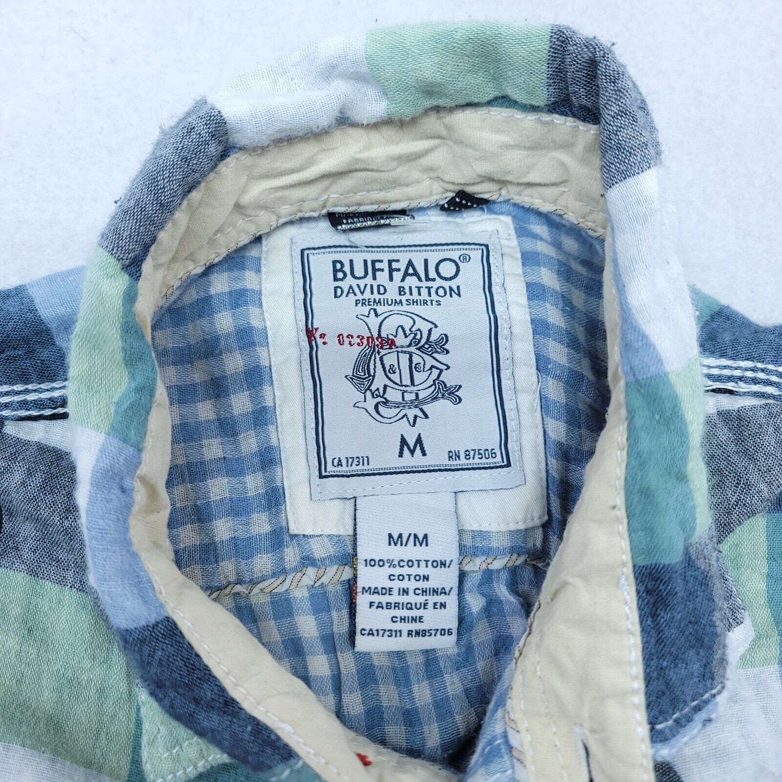 Buffalo David Bitton Buffalo David Bitton Gingham Flannel Shirt Mens Size M Green Size US M / EU 48-50 / 2 - 3 Thumbnail