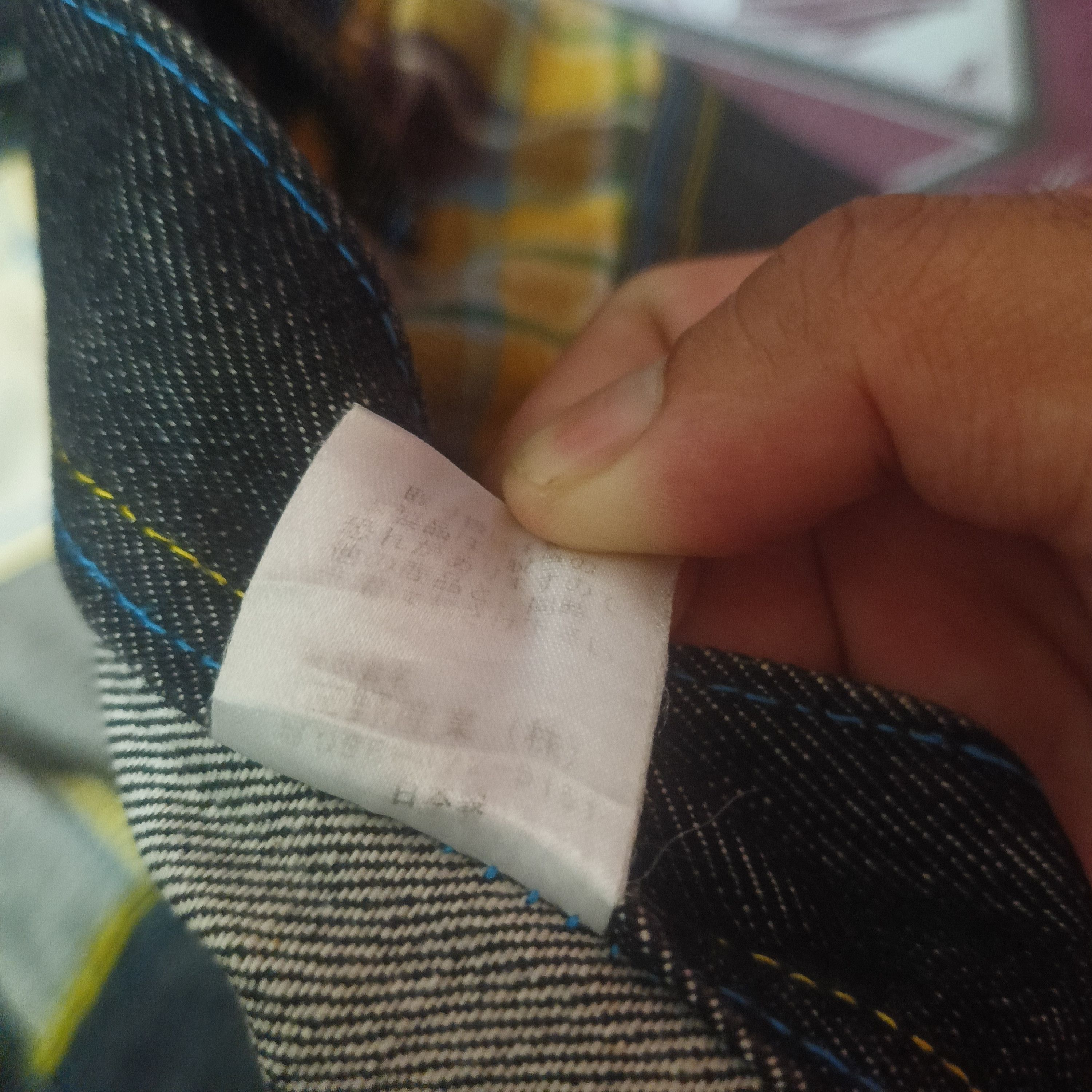 Japanese Brand Rare!!! Japanese Concave attempt jeans pocket navajo design Size US 35 - 9 Thumbnail
