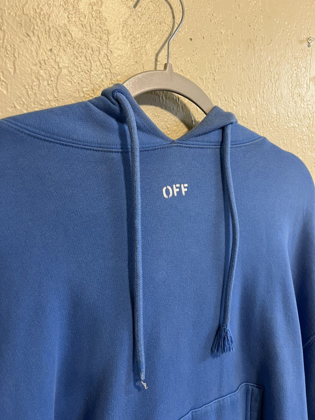 Off-White Off-White Safety Cropped Hoodie Size US L / EU 52-54 / 3 - 3 Thumbnail