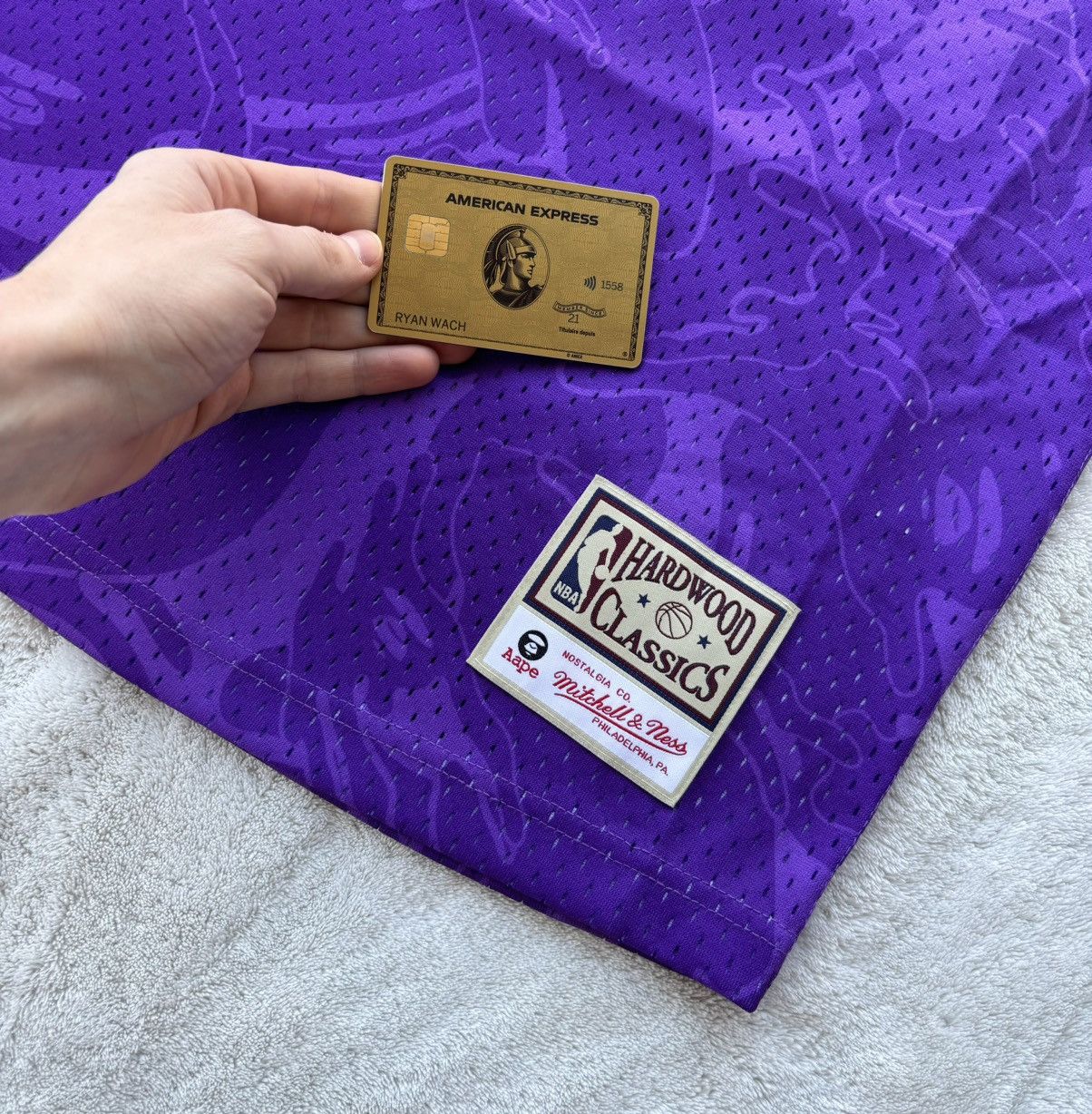 Bape × NBA Bape x Raptors NBA Purple Camo Jersey Size US S / EU 44-46 / 1 - 3 Thumbnail