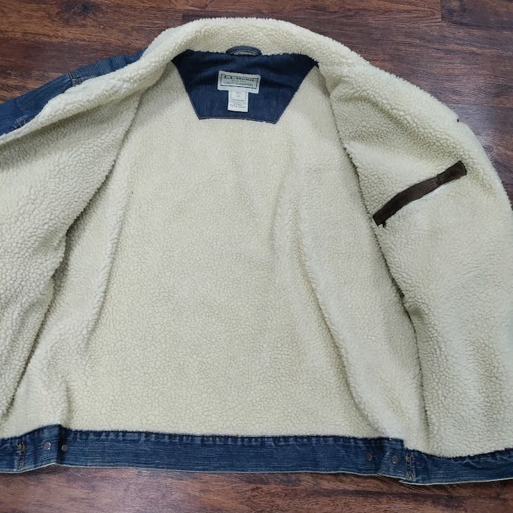 Vintage L.L. Bean Utility Prarie Long Sleeve Button Front Trucker Ja Size US L / EU 52-54 / 3 - 6 Thumbnail