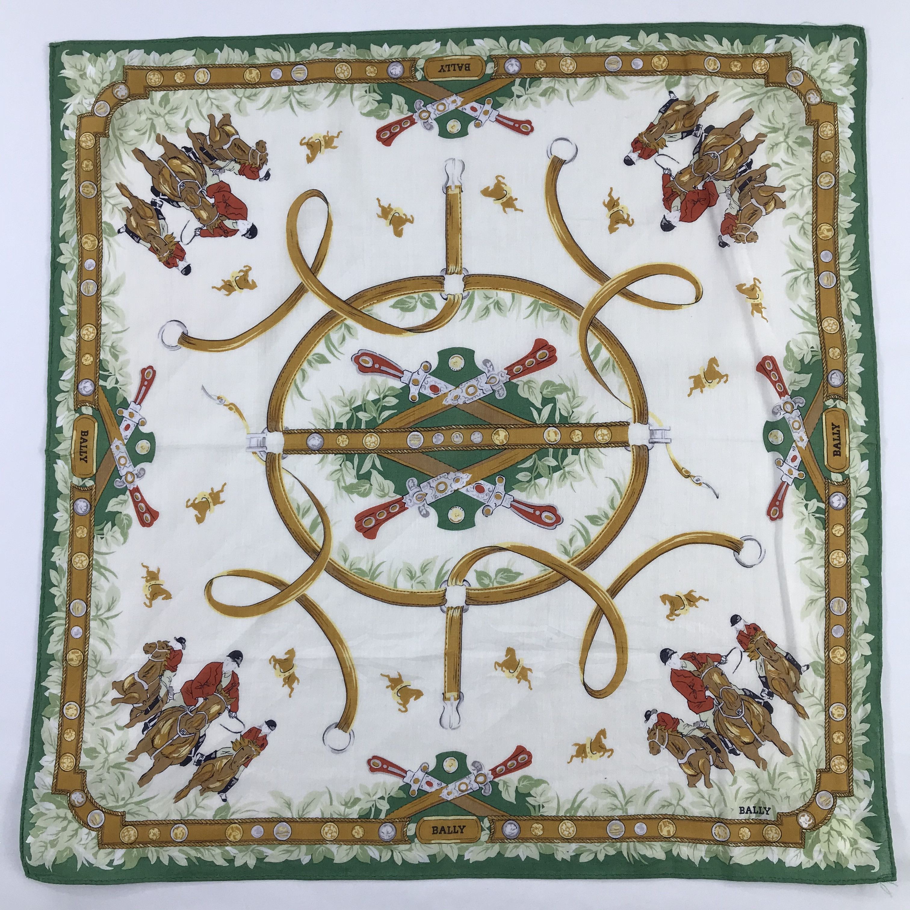 Bally × Vintage Bally Bandana / Handkerchief / Neckerchief - S789 Size ONE SIZE - 1 Thumbnail