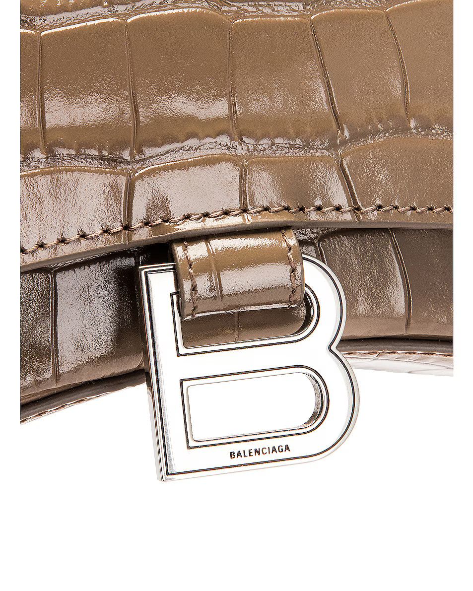 Balenciaga o1bcso1str0924 Size: OS / Hourglass Wallet Chain Crocodile Size ONE SIZE - 6 Thumbnail