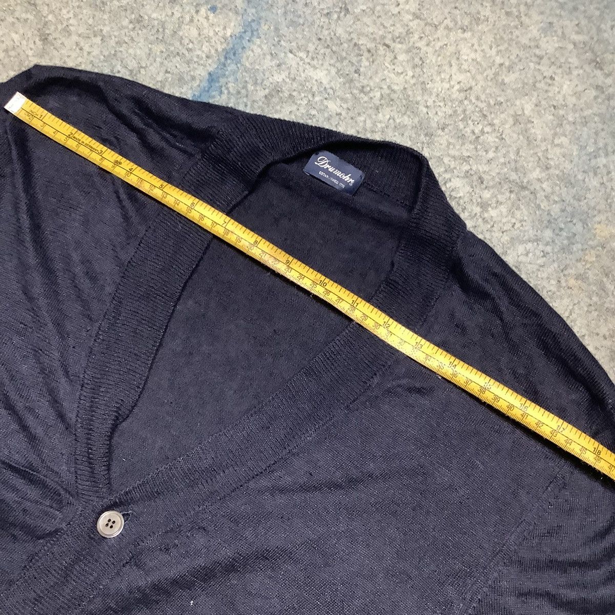 Drumohr Drumohr Sweatshirts Cardigan Navy Colour Size L / US 10 / IT 46 - 10 Thumbnail