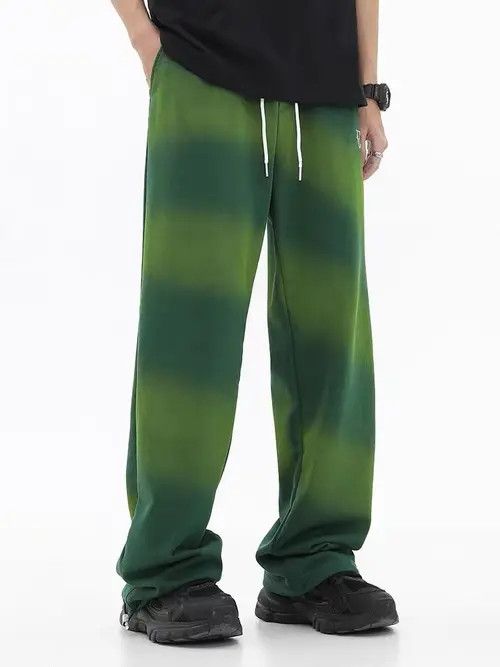 VIBE Street Gradient Color Block Loose Straight Leg Lounge Pants Size US 30 / EU 46 - 2 Thumbnail