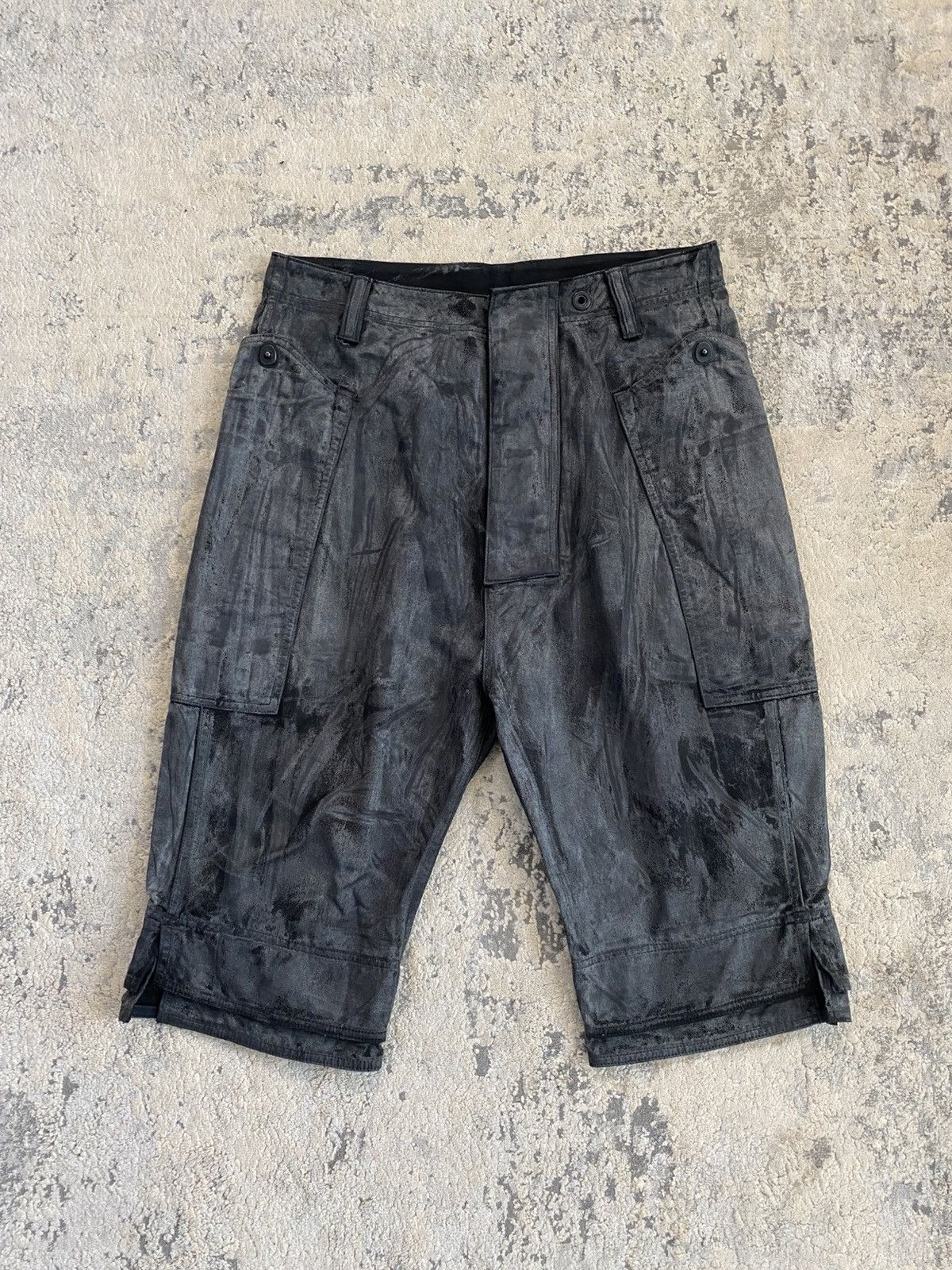 SIVA Wax Coated Oversized Shorts Size US 34 / EU 50 - 1 Thumbnail