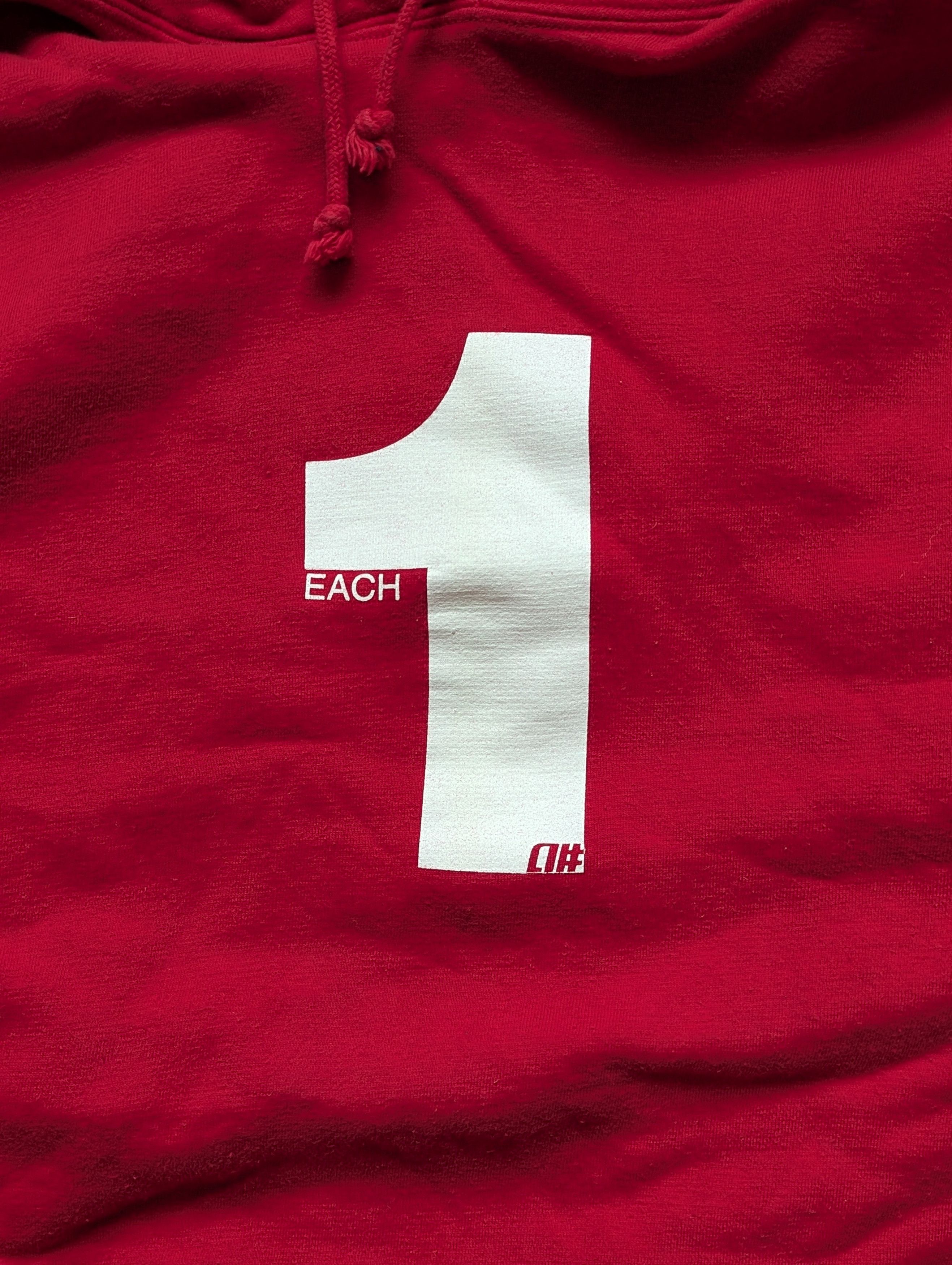 Alphanumeric Alphanumeric Each 1 Teach 1 hoodie in red Size US L / EU 52-54 / 3 - 2 Thumbnail
