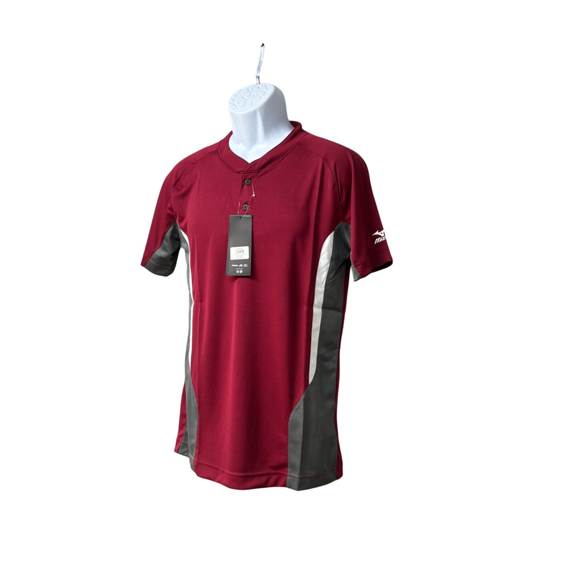 Mizuno Mizuno Men’s Elite 2-Button Baseball Jersey 350527, Cardina Size US XS / EU 42 / 0 - 13 Thumbnail