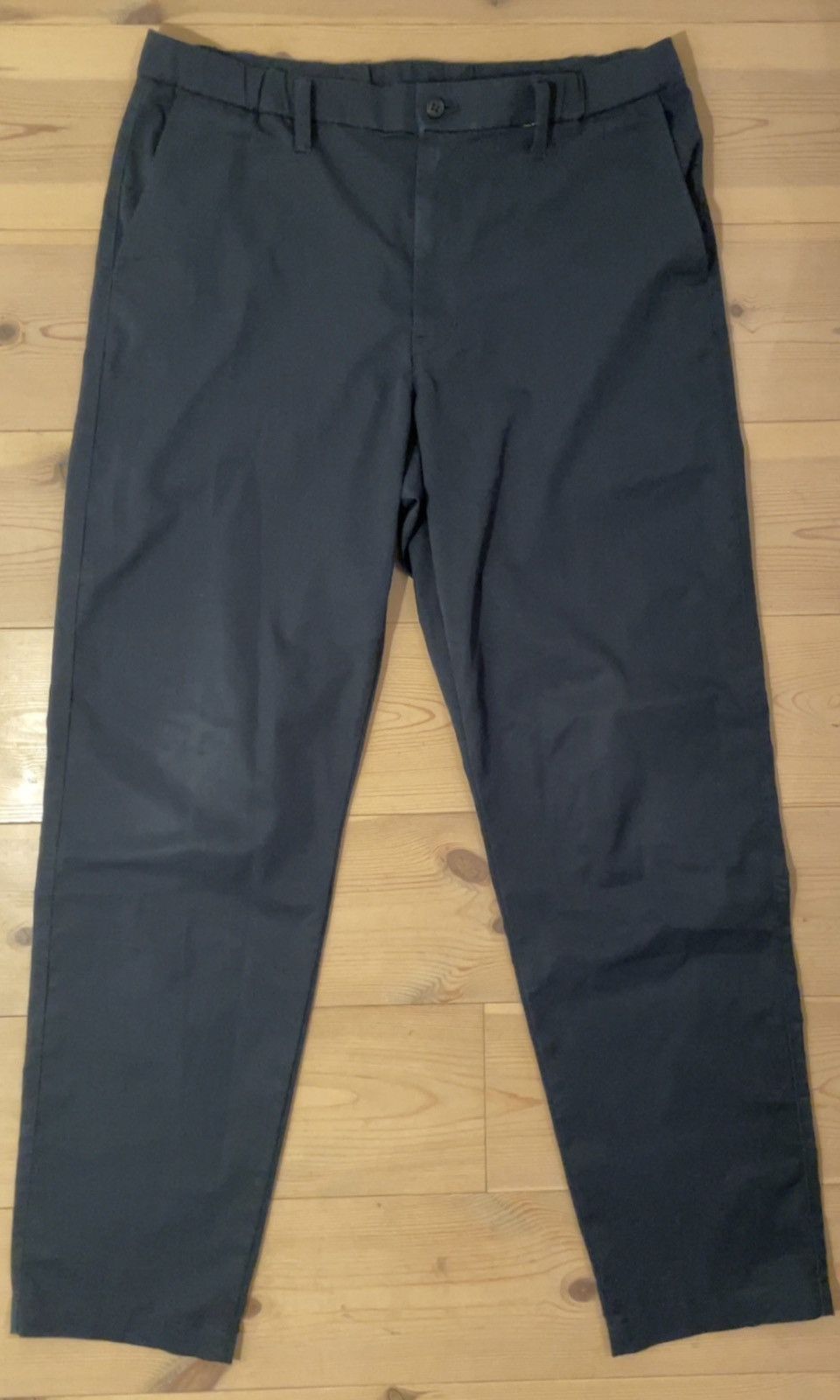 Muji Muji Men's Indigo Polyester Blend Trousers M Size US 32 / EU 48 - 2 Thumbnail