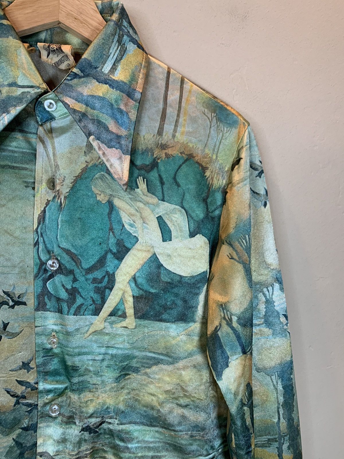Kennington Ltd. × Vintage *RARE* Vintage 60’s Kennington Art Painting AOP Button Shirt Size US M / EU 48-50 / 2 - 4 Thumbnail