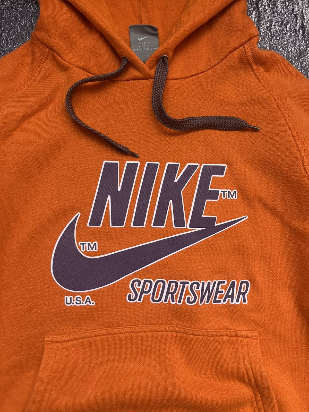 Nike Hoodie Nike Big Central Logo Streetwear Casual Style 90s Y2K Size US S / EU 44-46 / 1 - 3 Thumbnail