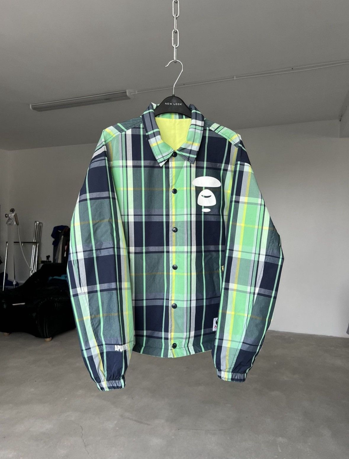 Aape Aape Plaid Reversible Coach Jacket Size US S / EU 44-46 / 1 - 1 Thumbnail