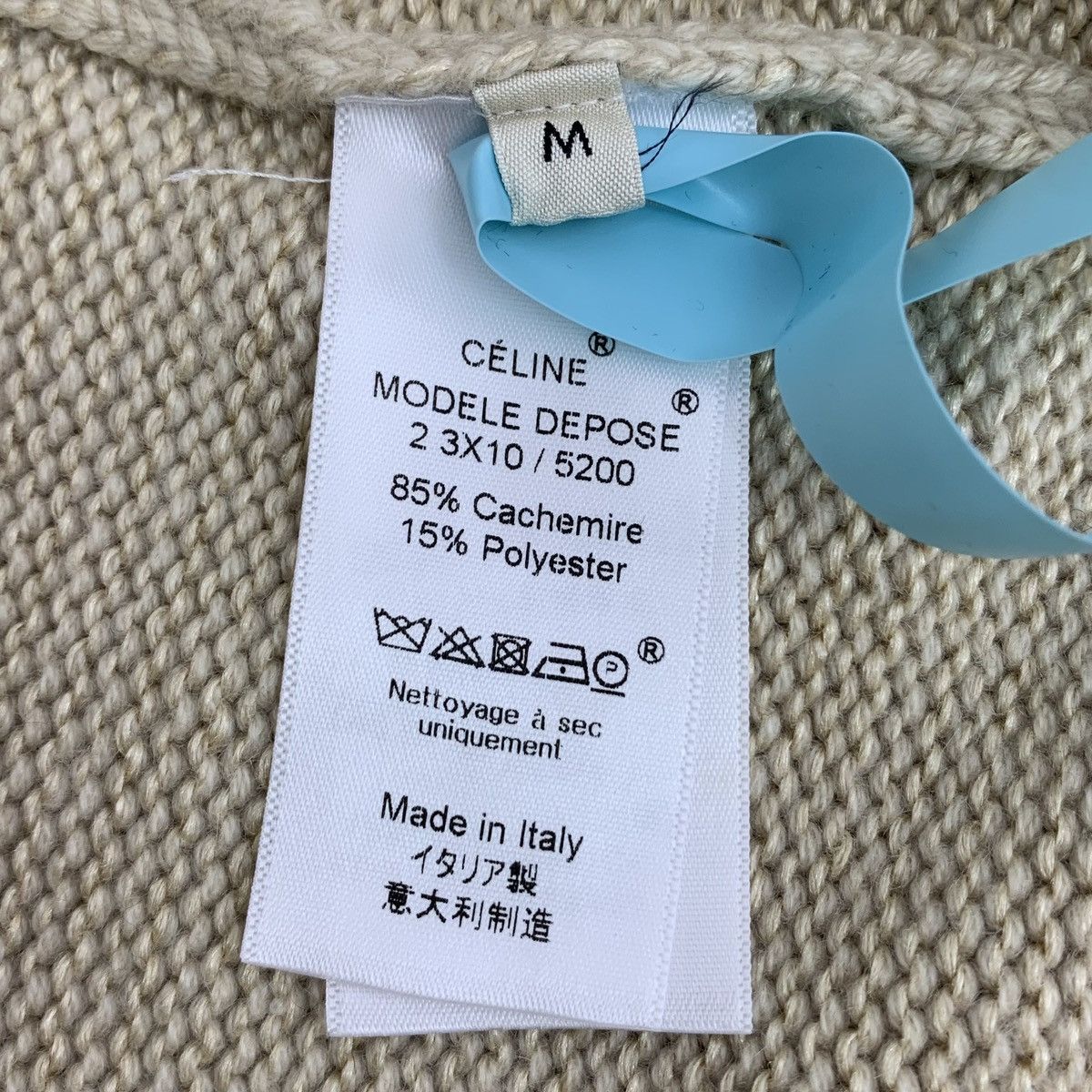 Celine Celine Brown Cashmere Long Sleeve Knit Sweater K26WX Size M / US 6-8 / IT 42-44 - 6 Thumbnail