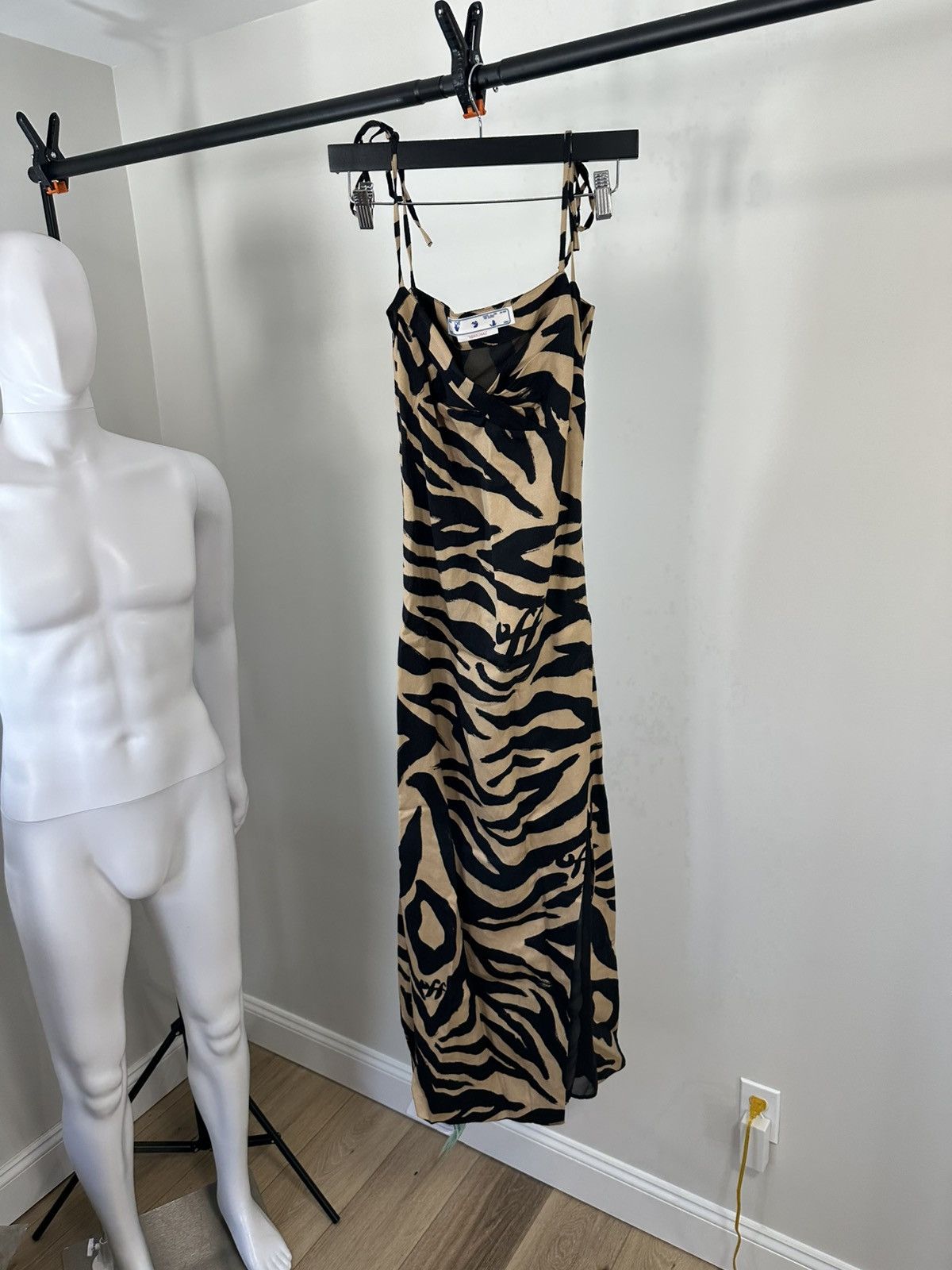 Off-White OFF - WHITE SAFARI DRESS Size XS / US 0-2 / IT 36-38 - 4 Thumbnail