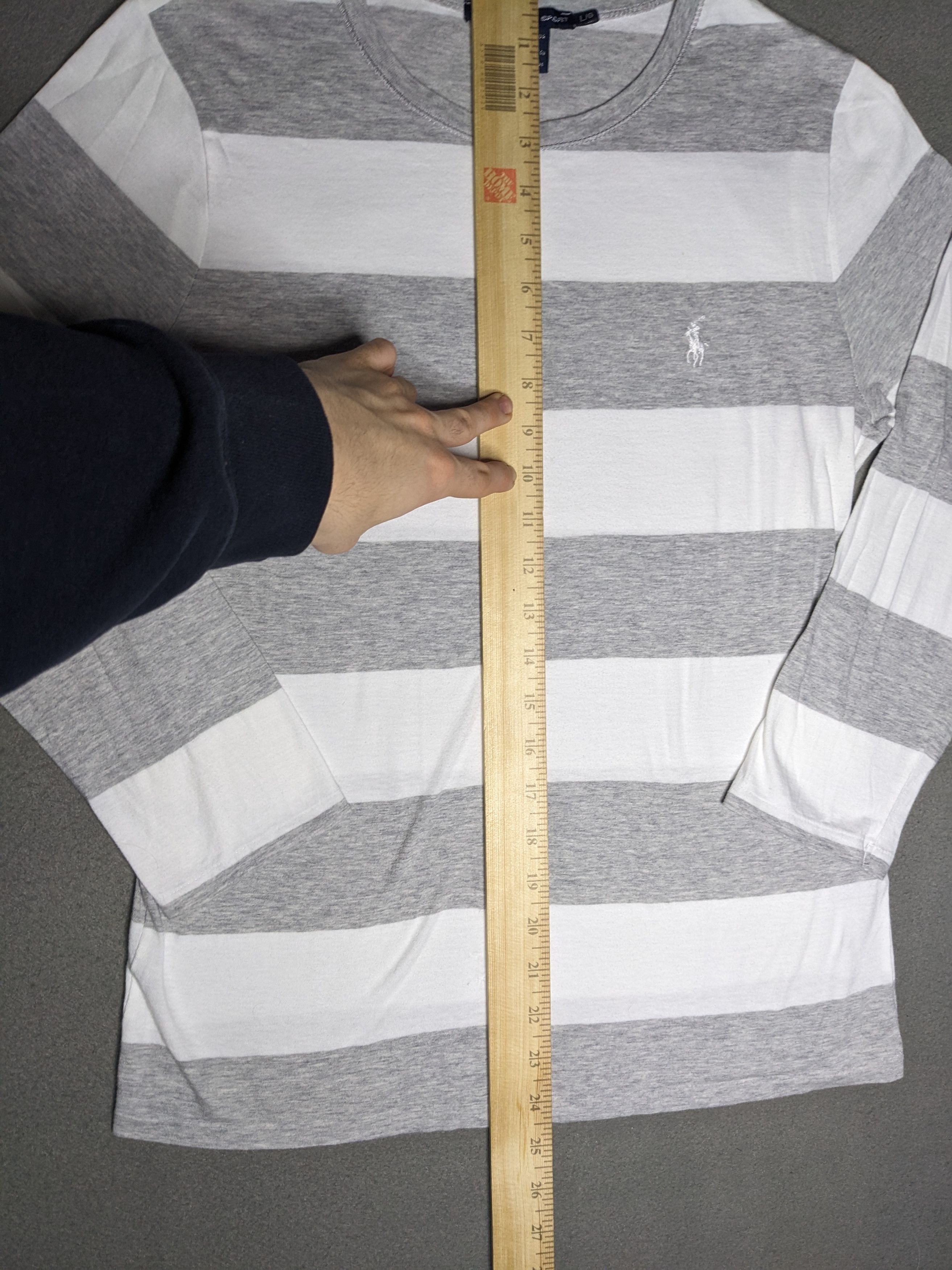 Polo Ralph Lauren VINTAGE Ralph Lauren Sport Striped Shirt Large Small Pony Size L / US 10 / IT 46 - 9 Thumbnail