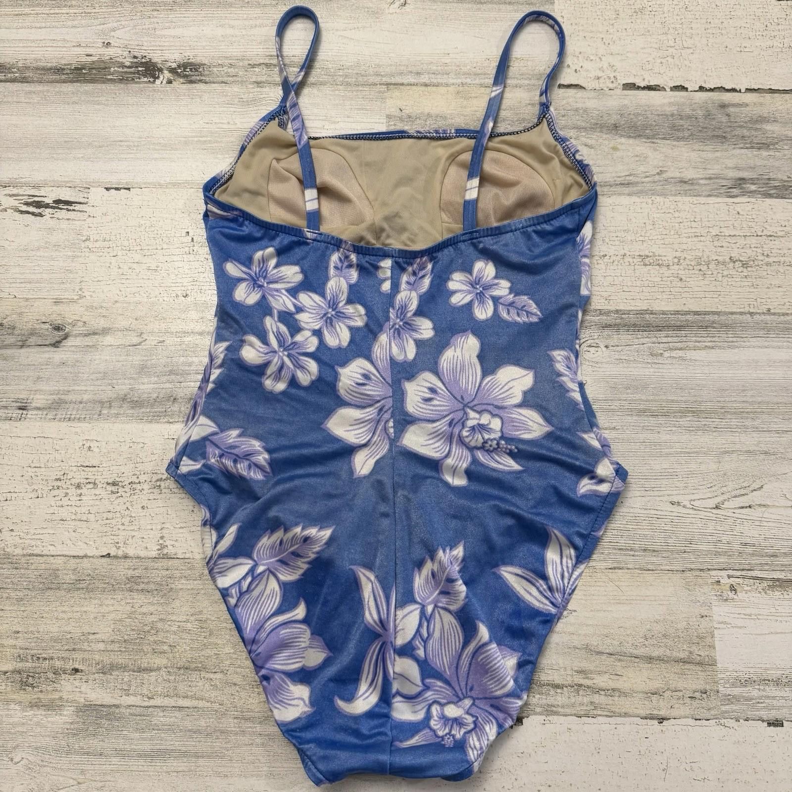 Eddie Bauer Vintage 90s Eddie Bauer One piece floral swimsuit small Size ONE SIZE - 2 Thumbnail