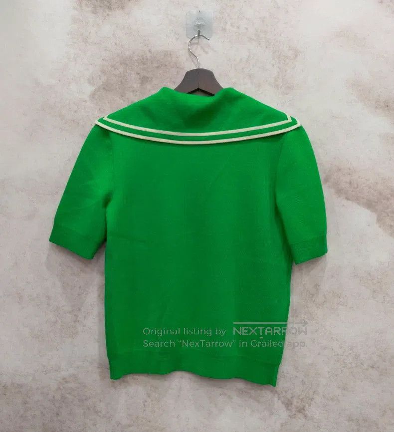 Gucci Gucci Lapel casual wool short-sleeved polo shirt Size S / US 4 / IT 40 - 2 Thumbnail