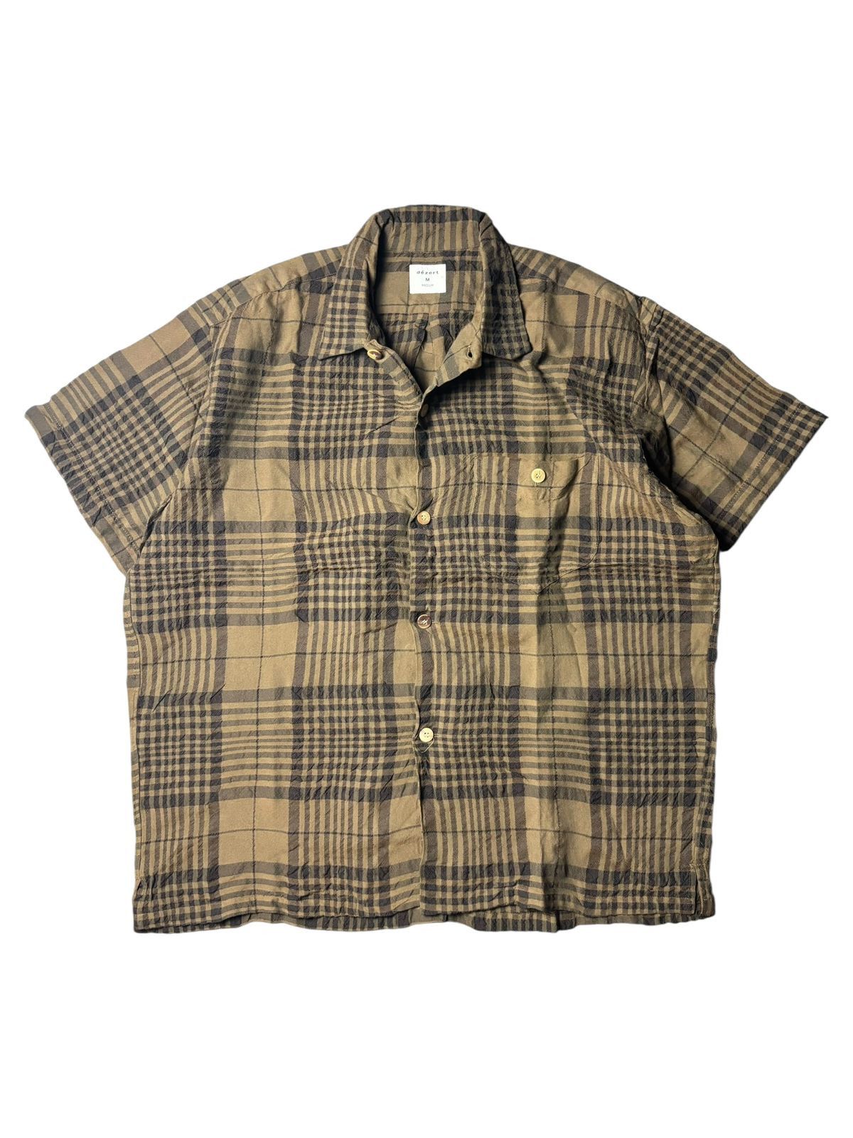 2000s Dezert Oversize Plaid Shirt