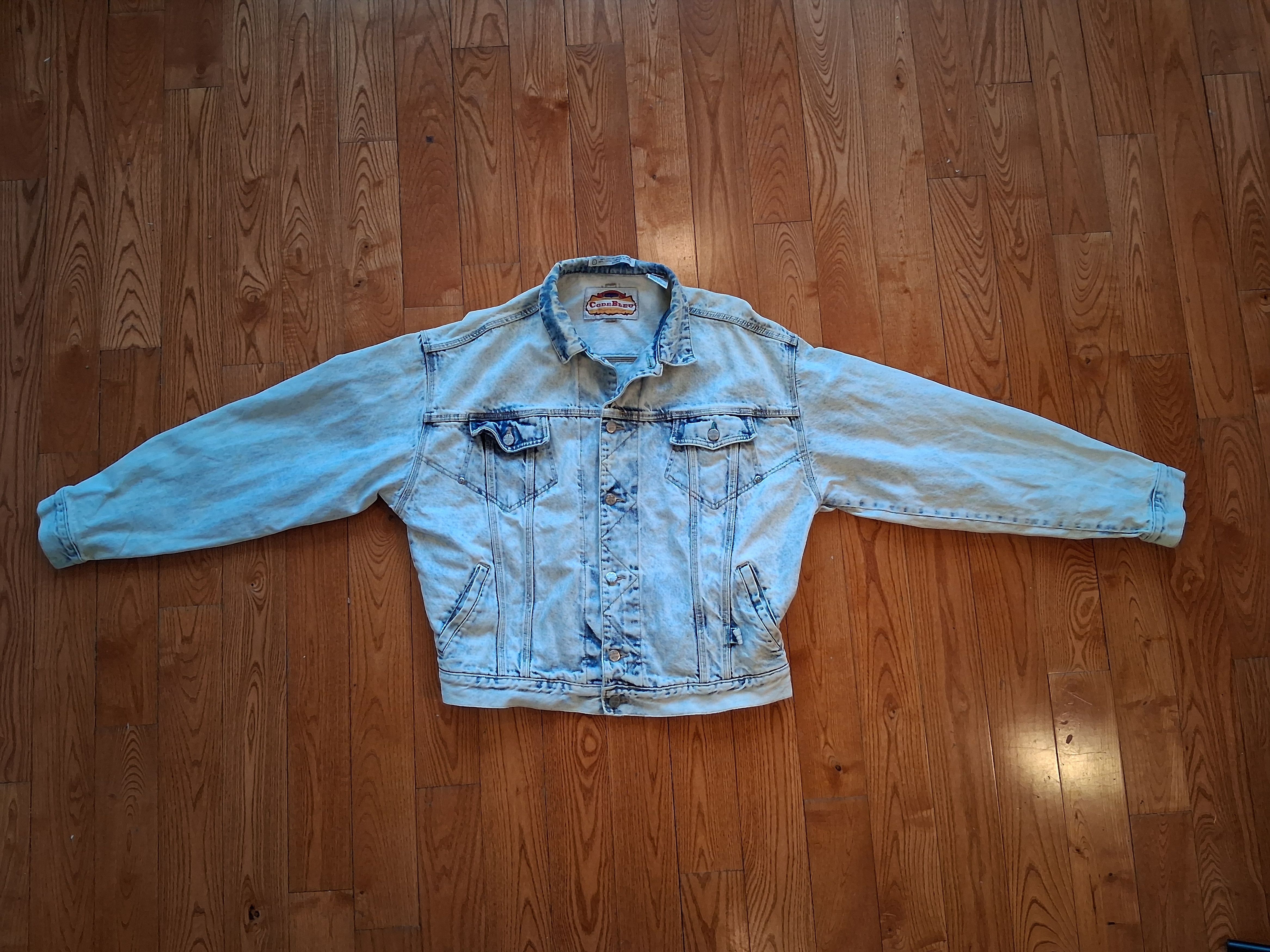Other Vintage Japanese Denim Code Bleu Denim Trucker Jasket 1980's Size US L / EU 52-54 / 3 - 1 Thumbnail