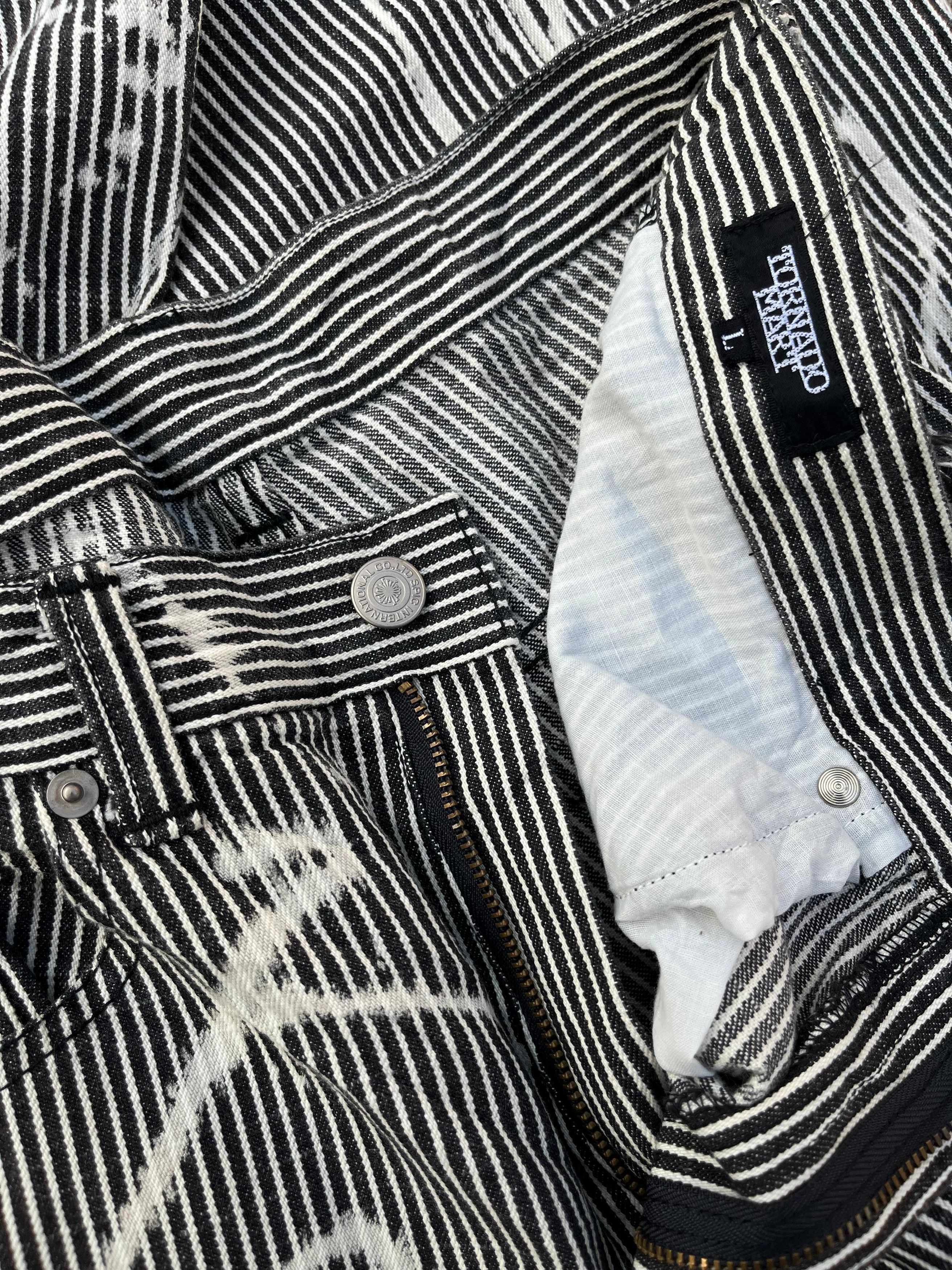 Tornado Mart 💥Rare💥Tornado Mart Hickory Flared Pants Size US 32 / EU 48 - 7 Thumbnail