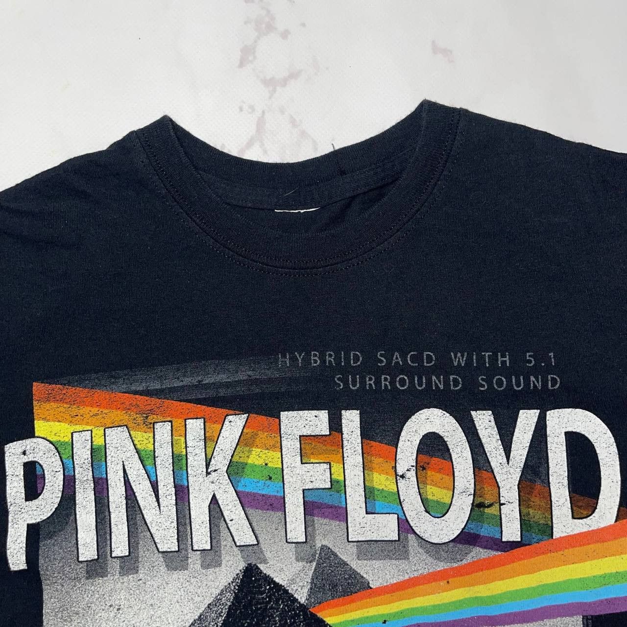 Vintage Pink Floyd - Pyramid Spectrum Soft Adult Mens T-Shirt Sz M Size US M / EU 48-50 / 2 - 4 Thumbnail