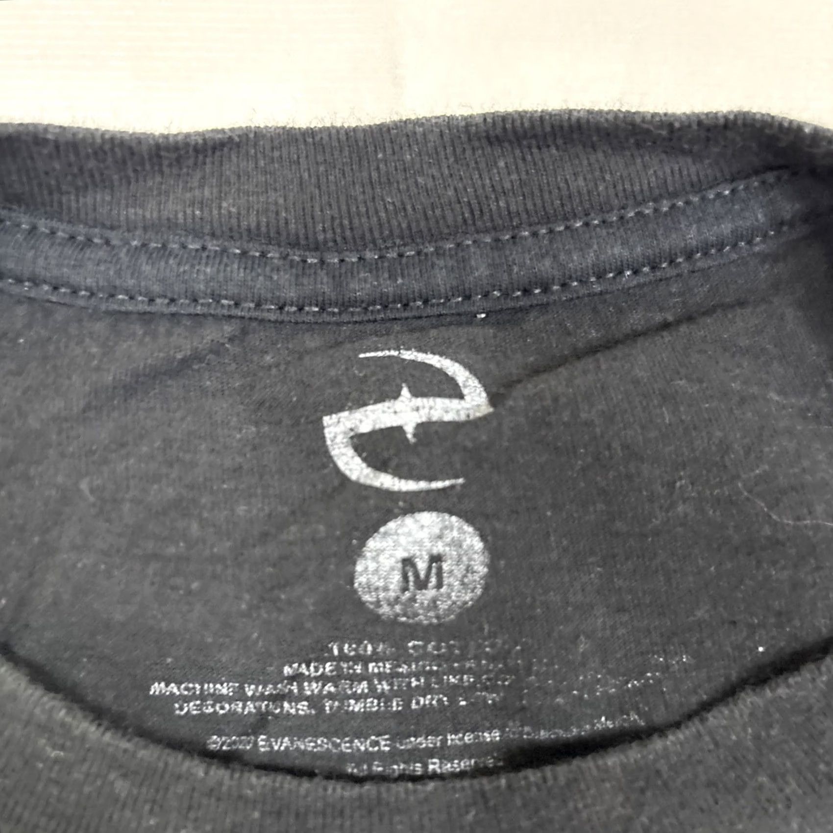 Logo 7 Evanescence T Shirt Men’s Medium Black Band Shirt E Logo Graphic Short Sleeve Mens Size US M / EU 48-50 / 2 - 3 Thumbnail