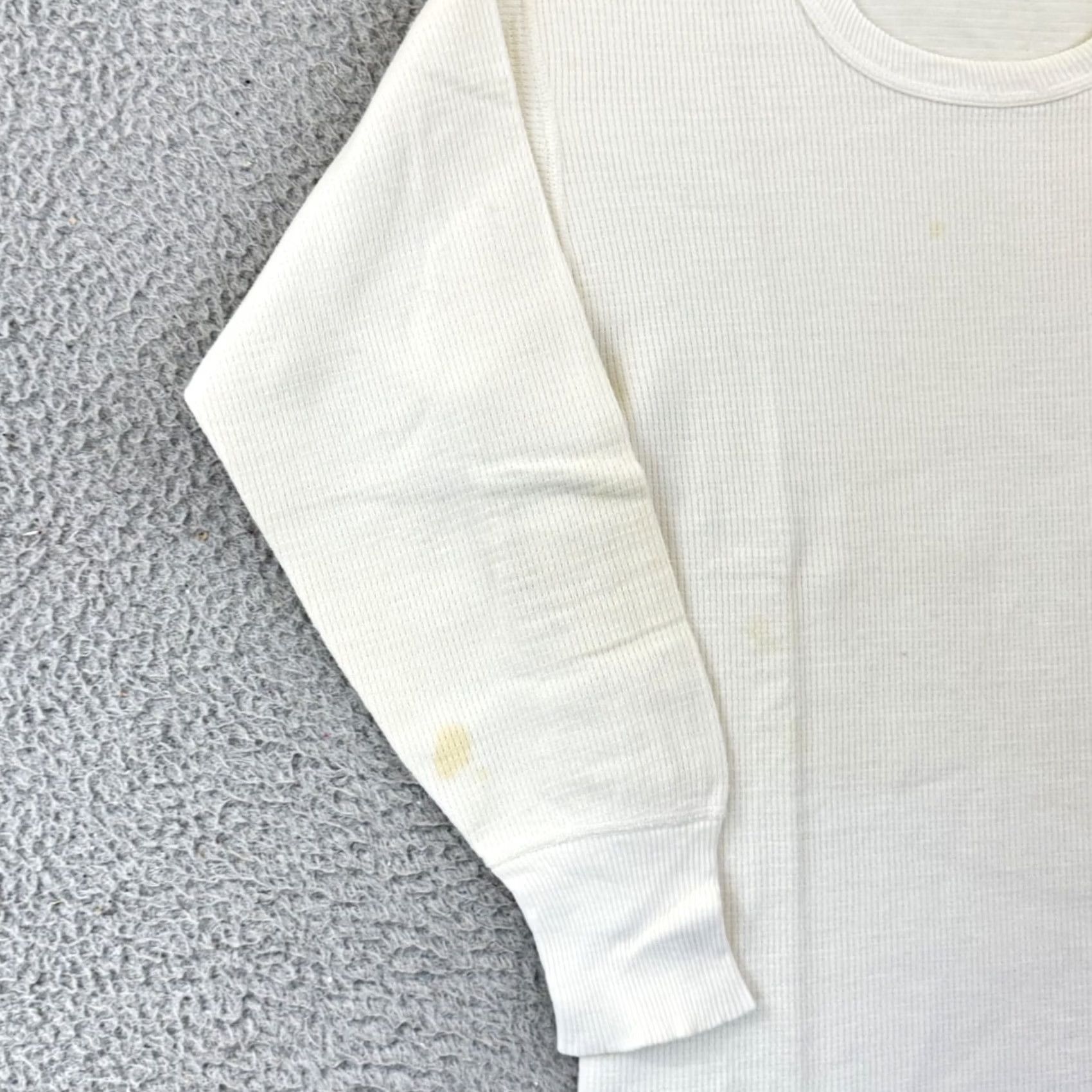 Vintage Vintage Penneys Towncraft Shirt Mens White 60s Waffle Knit Thermal Long Sleeve Size US M / EU 48-50 / 2 - 4 Thumbnail