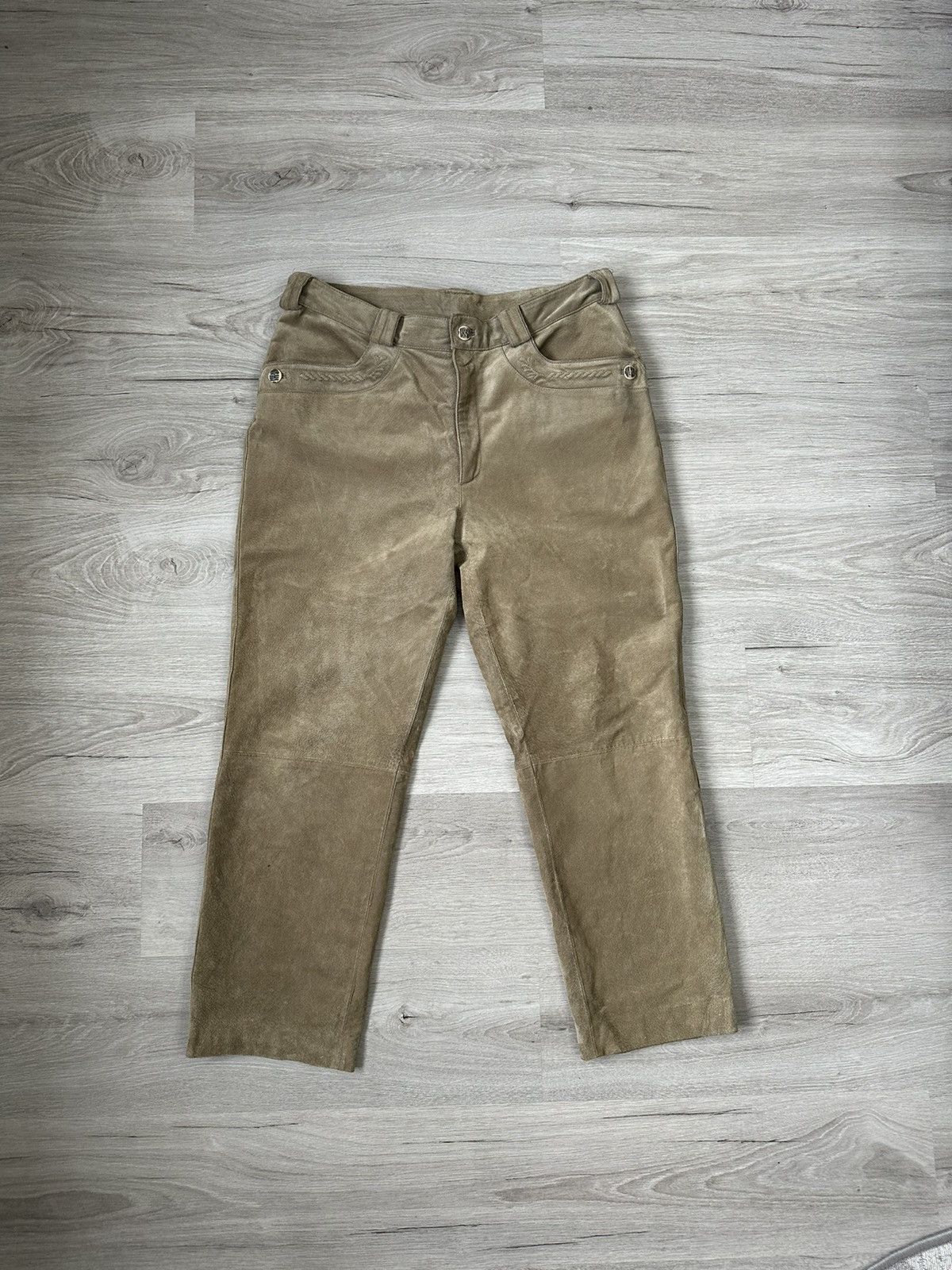 Leather Leather Men’s Cowboy JCC Pants Bike Moto Y2K Size US 36 / EU 52 - 3 Thumbnail