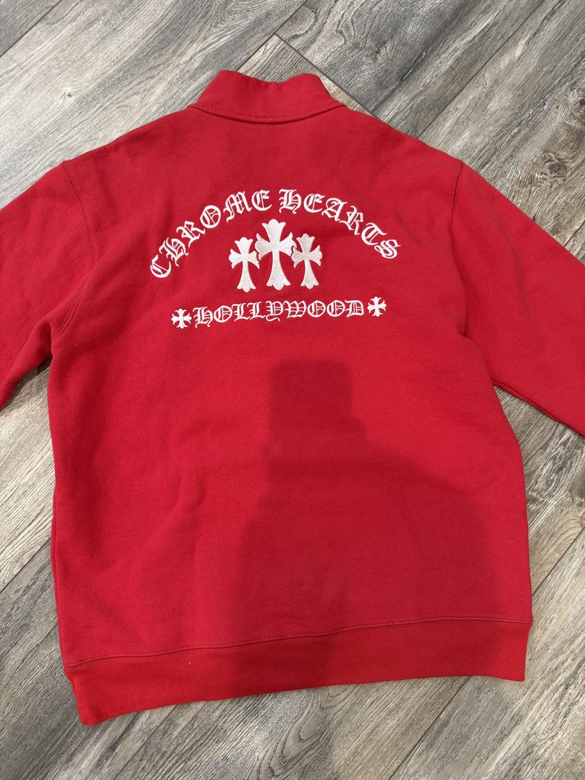 Chrome Hearts Chrome Hearts King Taco Red Quarter Zip Size US L / EU 52-54 / 3 - 2 Thumbnail