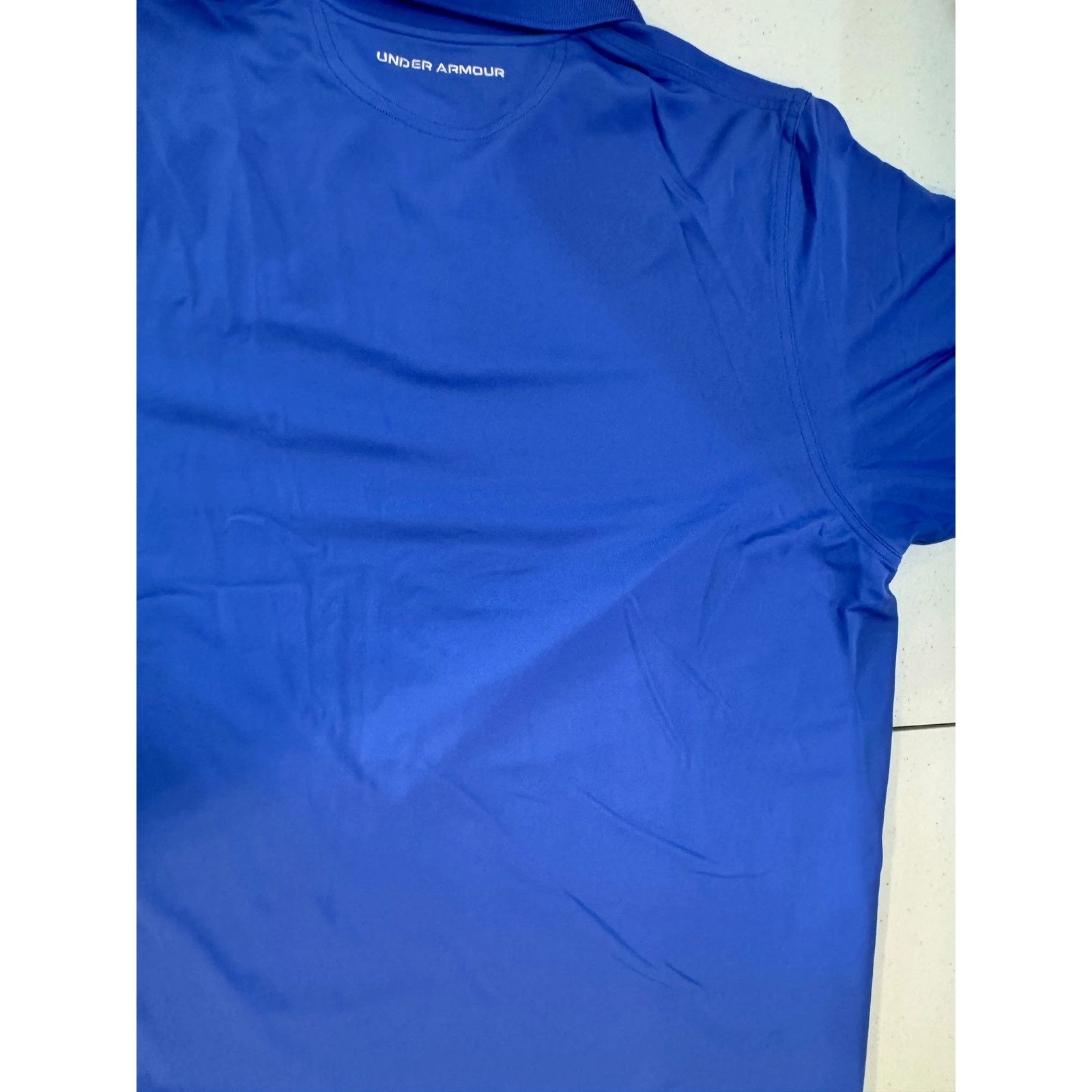 Under Armour Under Armour Mens Golf Polo Shirt XL Blue Loose Fit Athletic Size US XL / EU 56 / 4 - 4 Thumbnail