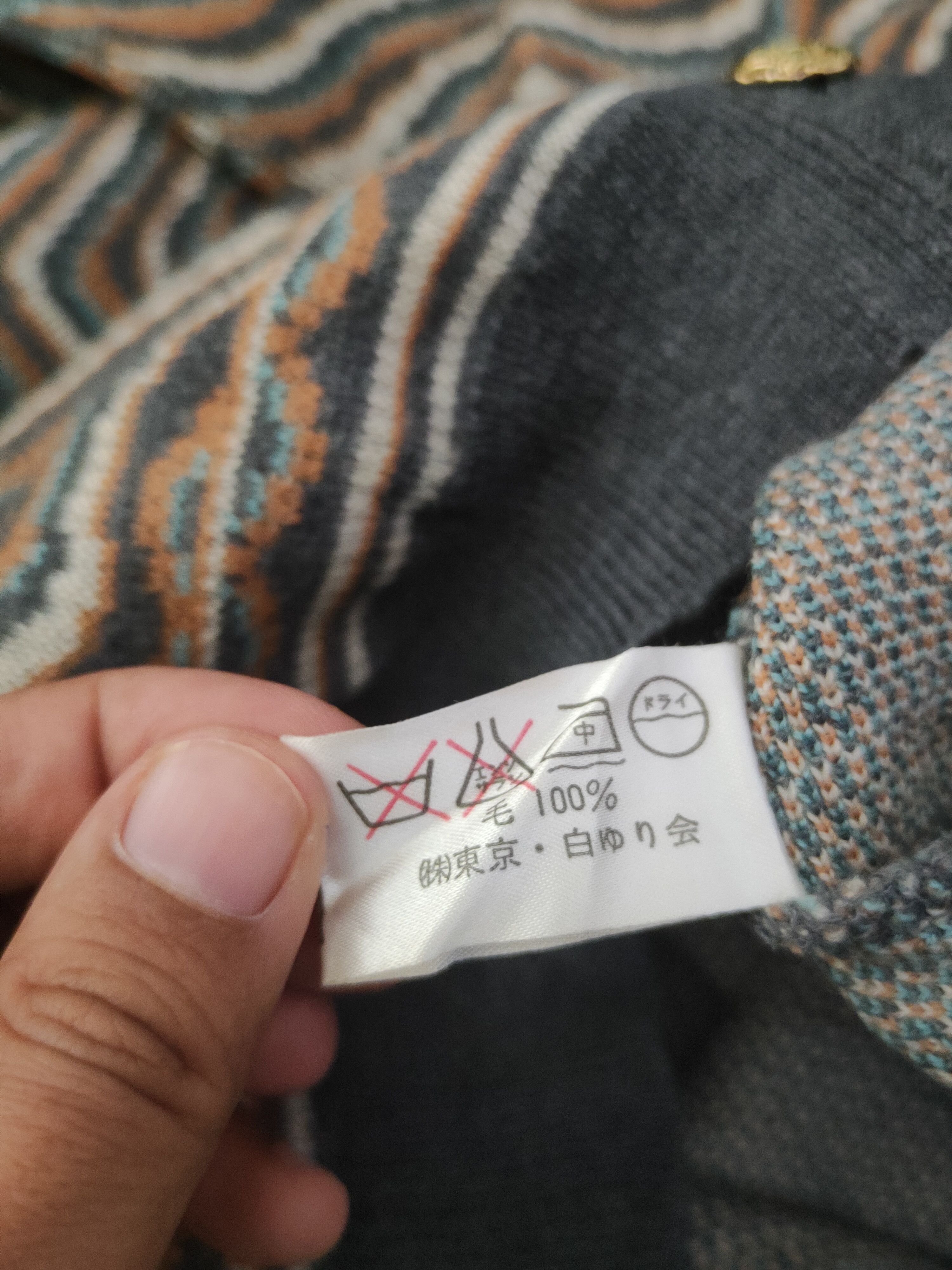 Homespun Knitwear × Japanese Brand Japanese Brand Dark Gray Knitwear Cardigan #W1531 Size S / US 4 / IT 40 - 14 Thumbnail