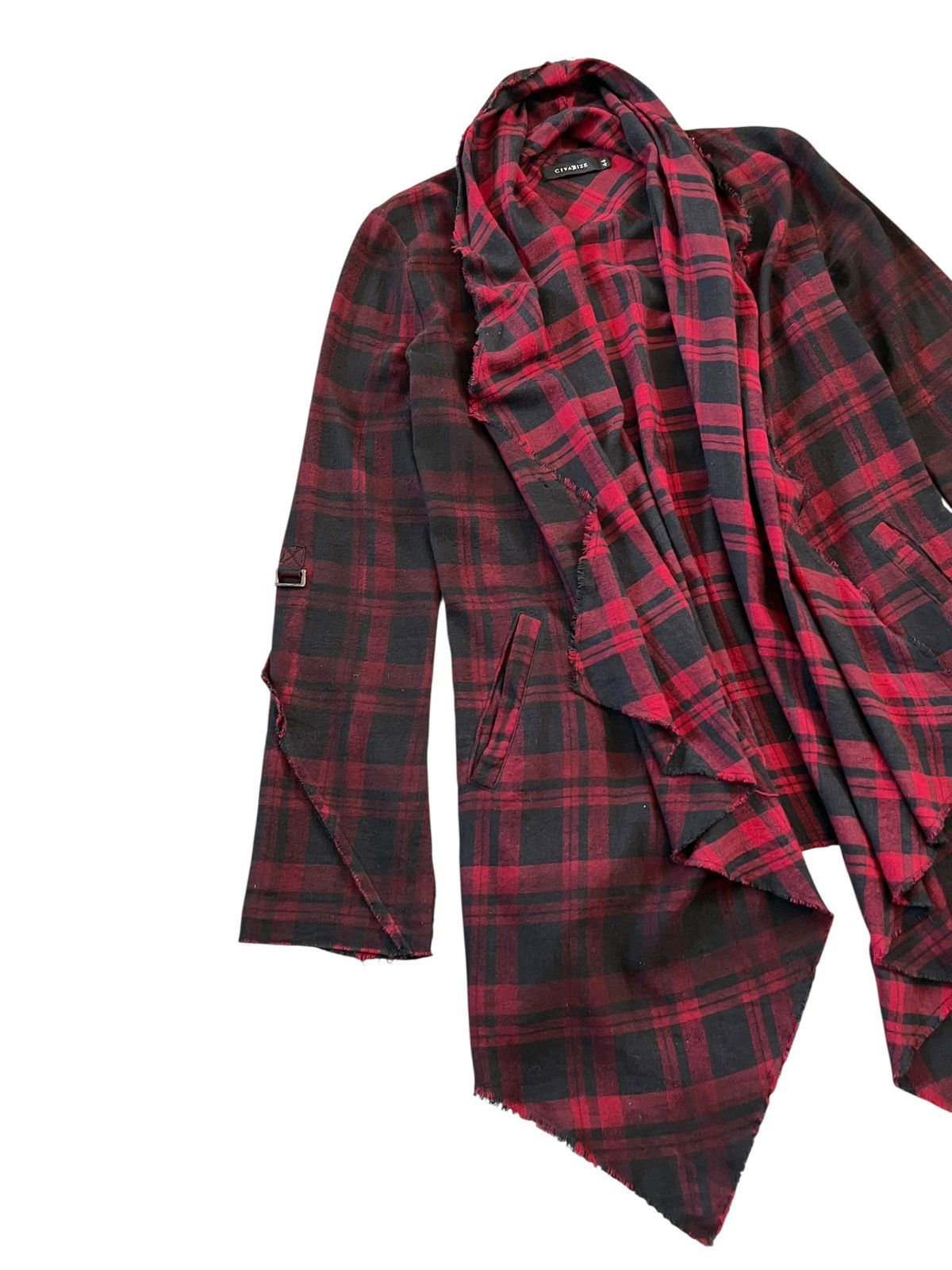 CIVARIZE Civarize Tartan Unconstruct Laser Cut Cardigan Size US S / EU 44-46 / 1 - 6 Thumbnail