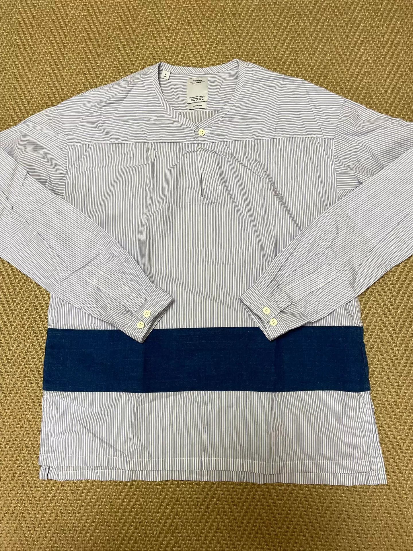 Visvim VISVIM KERCHIEF BORDER vintage patchwork strip shirt 1 good Size US S / EU 44-46 / 1 - 1 Thumbnail