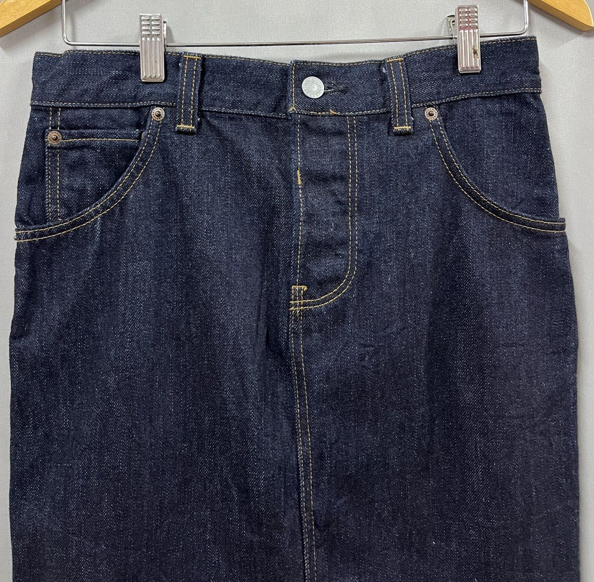 Edwin × Japanese Brand × Margaret Howell Margaret howell mini skrits blue denim Size 29" - 2 Thumbnail