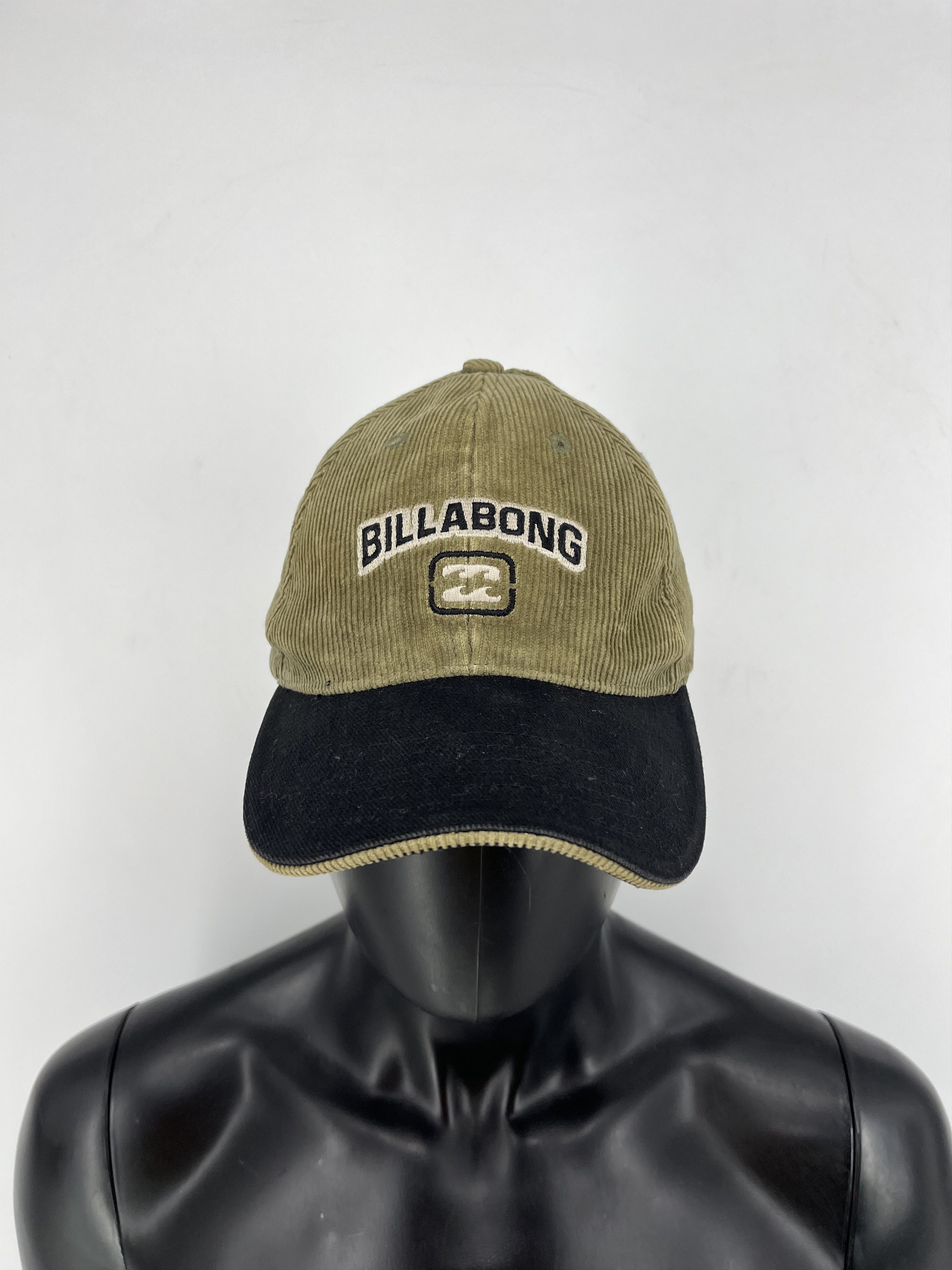 Billabong Vintage Y2K Billabong Surf Black Cap Big Logo OS Size ONE SIZE - 1 Thumbnail