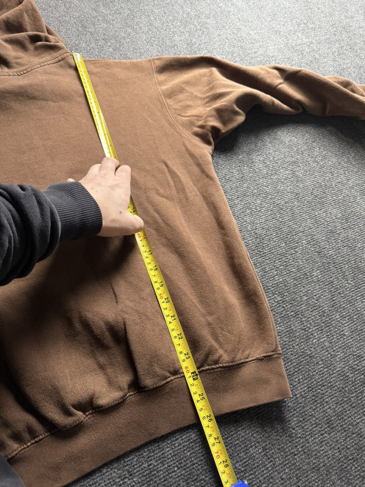 Vintage FC St Pauli Skull Hoodie Totenkopf Brown Pullover Streetwear Size US L / EU 52-54 / 3 - 15 Thumbnail