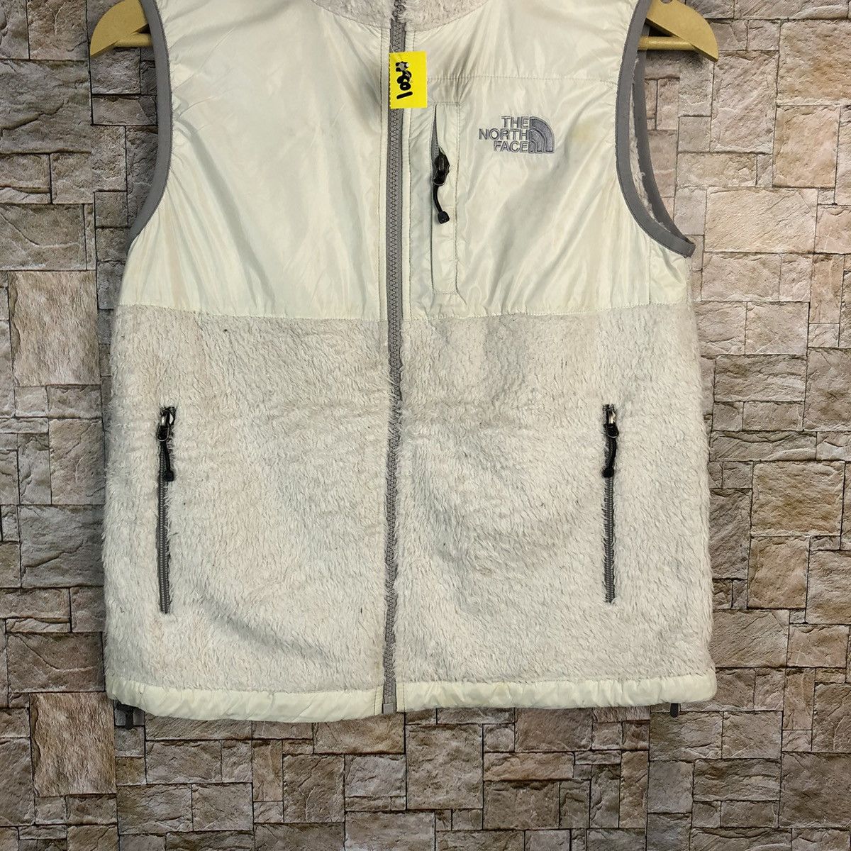 The North Face North Face White hoodie fleece Vest #A801 Size US S / EU 44-46 / 1 - 3 Thumbnail