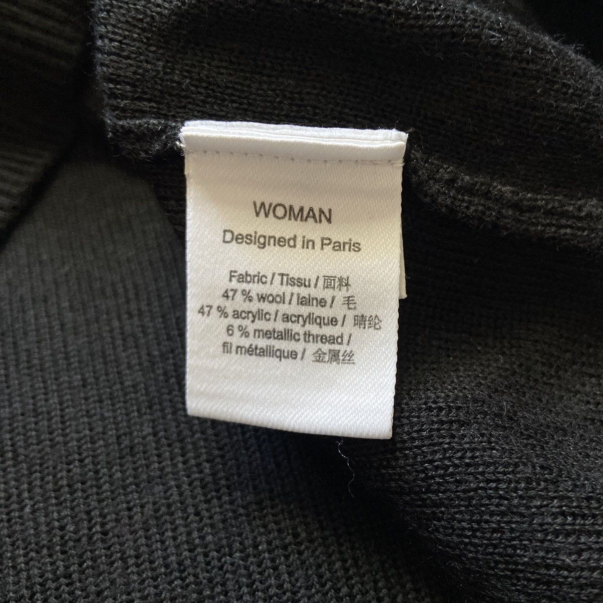 Dior Dior Uniforms Bee Logo Wool Sweater Size XS / US 0-2 / IT 36-38 - 4 Thumbnail