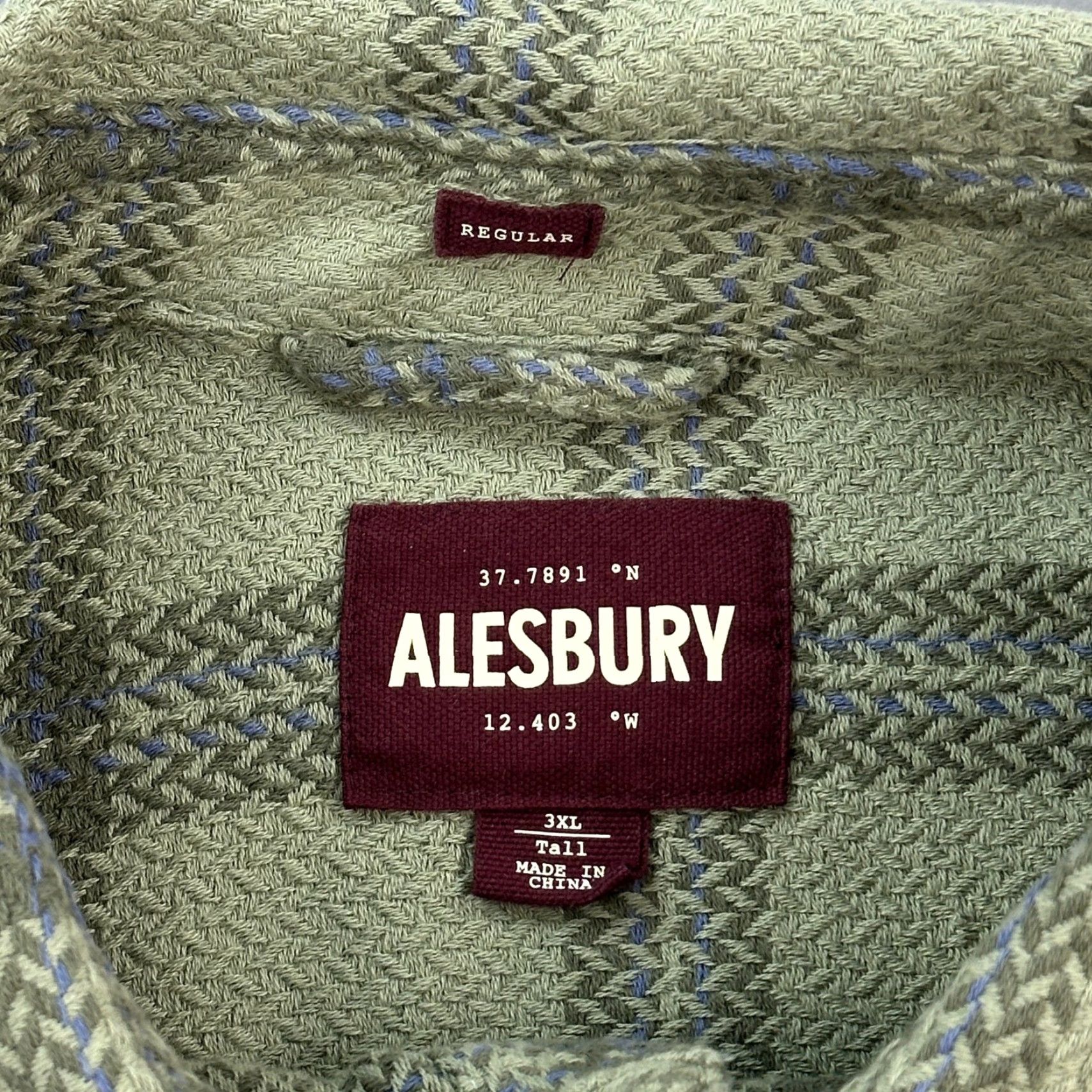 Vintage Alesbury Shirt Mens 3XL Tall Green Plaid Flannel Regular Fit Button Up Classic Shirts Mens 3XL Tall Green Plaid Flannel Button-Up Classic Size US XXL / EU 58 / 5 - 6 Thumbnail