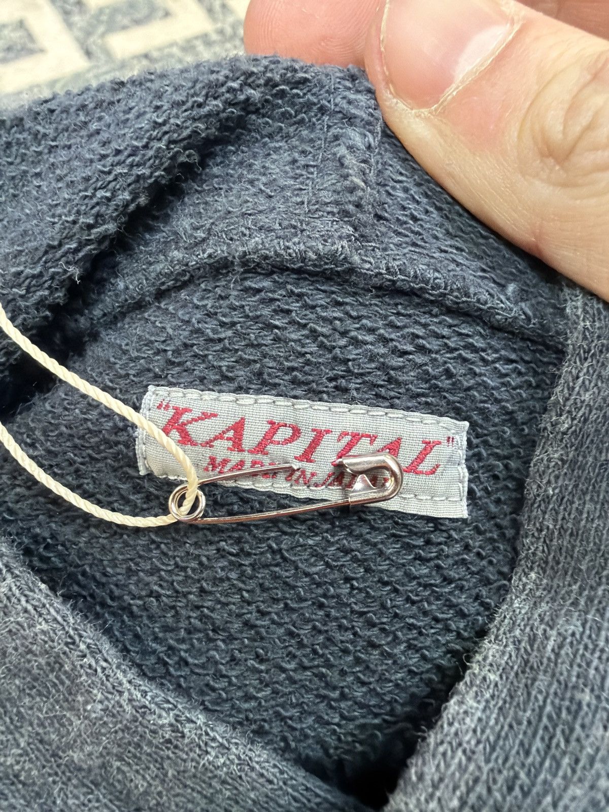 Kapital Kapital Logo Hooded Sweatshirt Black Size US M / EU 48-50 / 2 - 5 Thumbnail