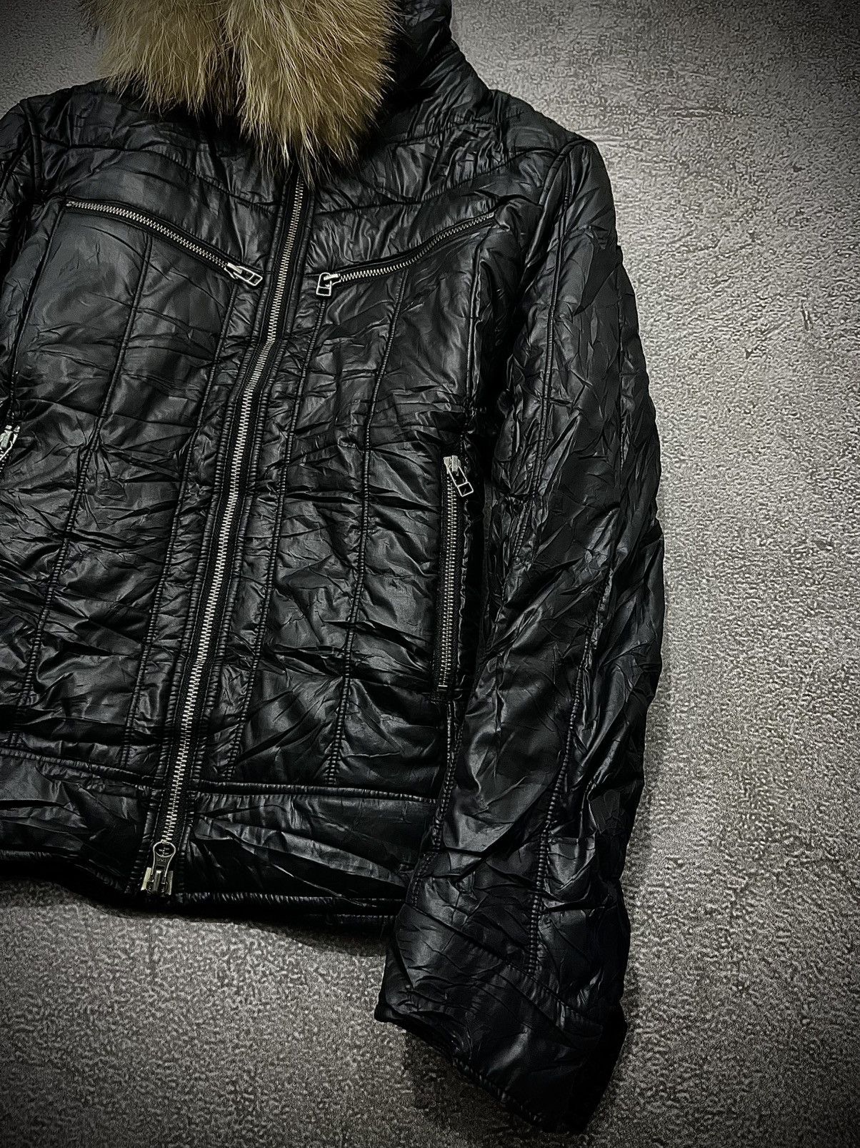 Michel Klein 2000s Michel Klein Fur Hood Jacket Size US M / EU 48-50 / 2 - 3 Thumbnail