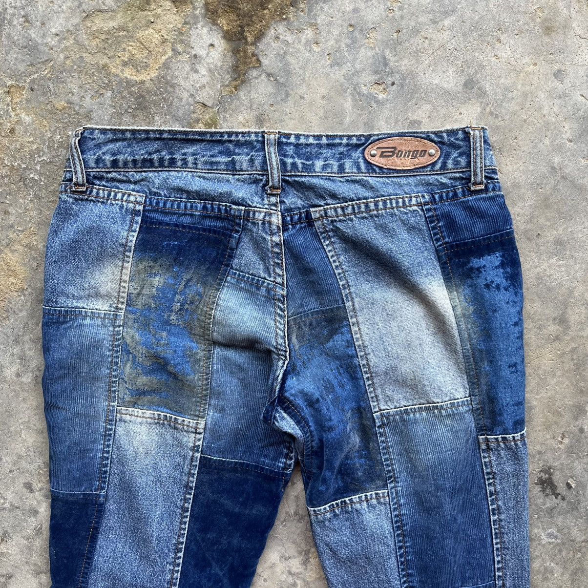 If Six Was Nine Y2k Bongo patchwork Boot cut jeans Size 31" - 4 Thumbnail