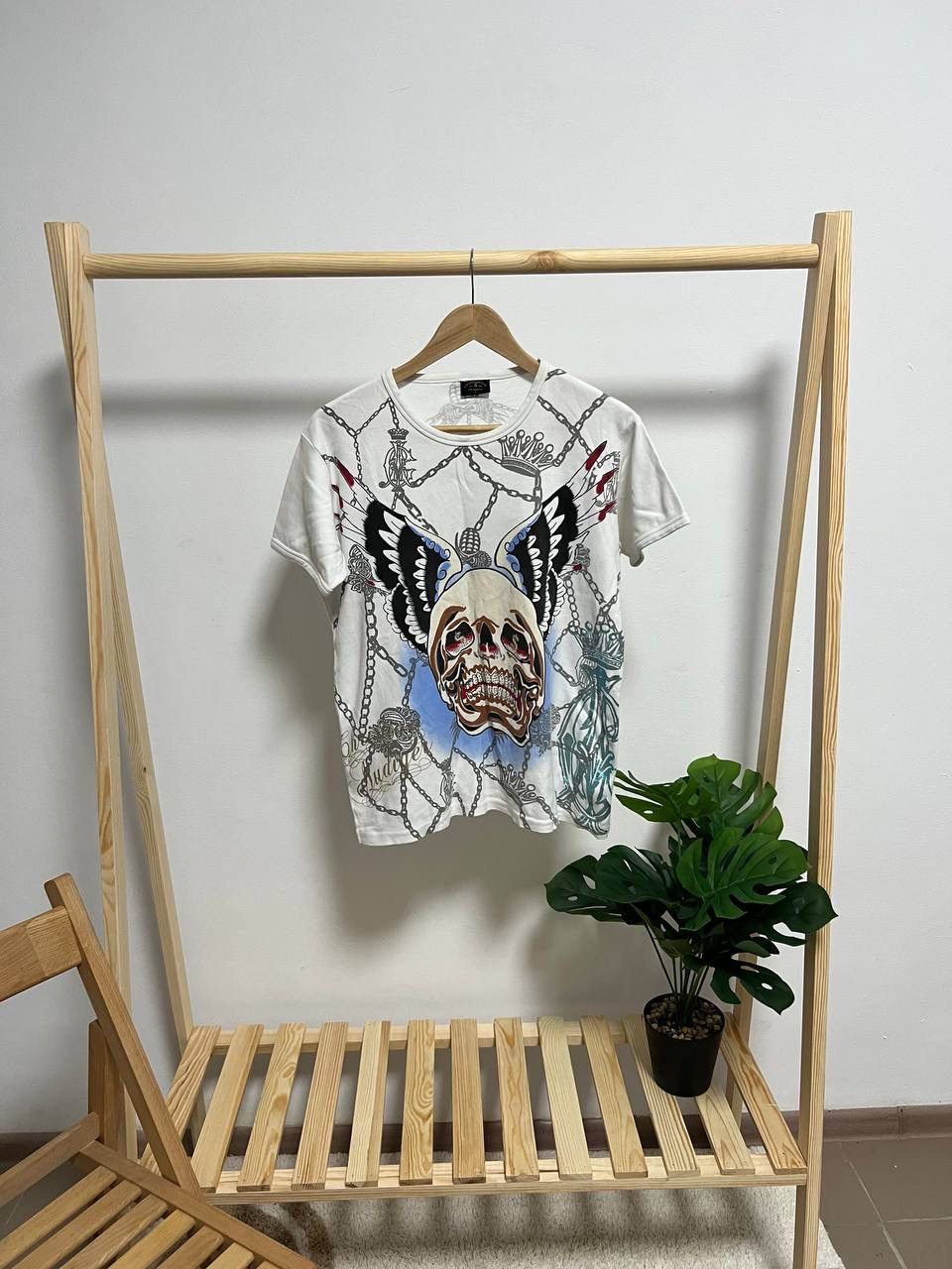 Christian Audigier × Ed Hardy Ed hardy Y2K skull rhinestone archival Japan style tee Size US L / EU 52-54 / 3 - 1 Thumbnail