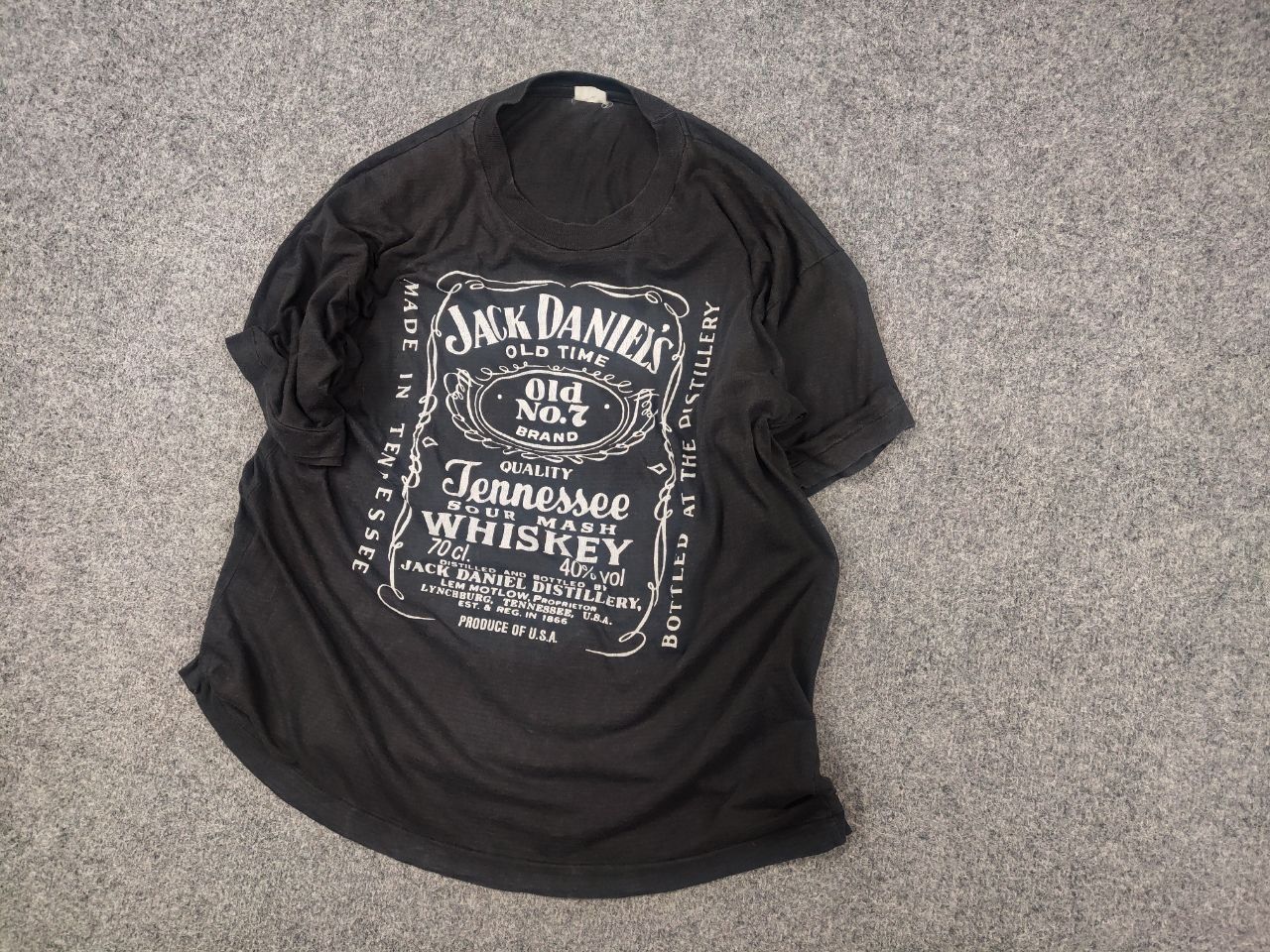 Vintage Vintage 80's Jack Daniels T Shirt USA Screen Stars Tee Size US M / EU 48-50 / 2 - 3 Thumbnail
