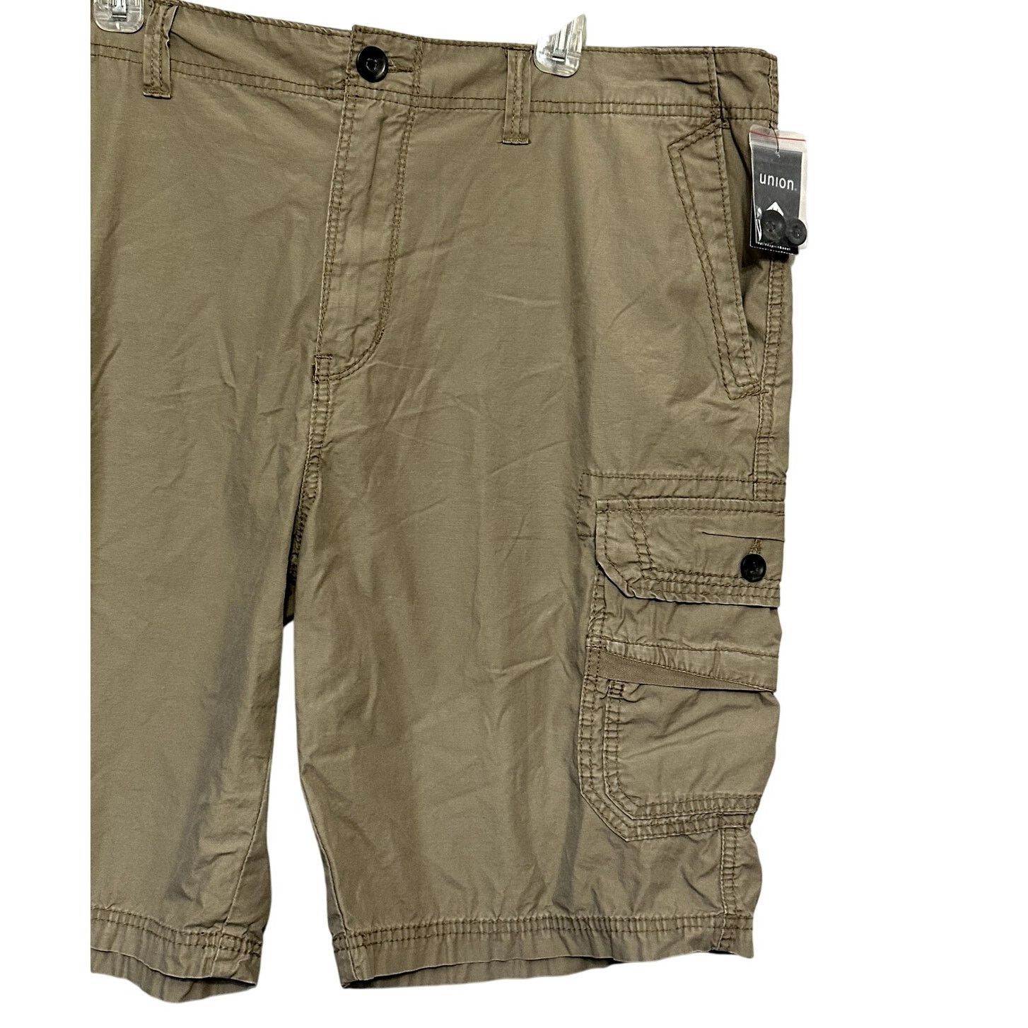 Other Union Cargo Shorts Multiple Pockets Brown Men's 31 NWT Size US 31 - 3 Thumbnail