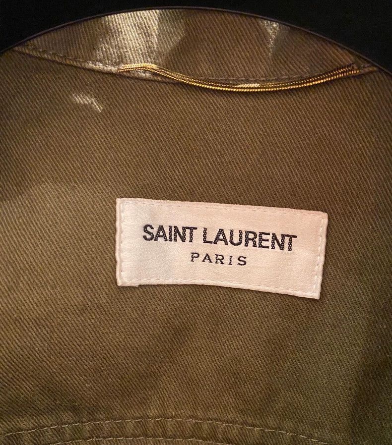 Saint Laurent Paris Saint Laurent Green Military Jacket- Size US XS / EU 42 / 0 - 3 Thumbnail
