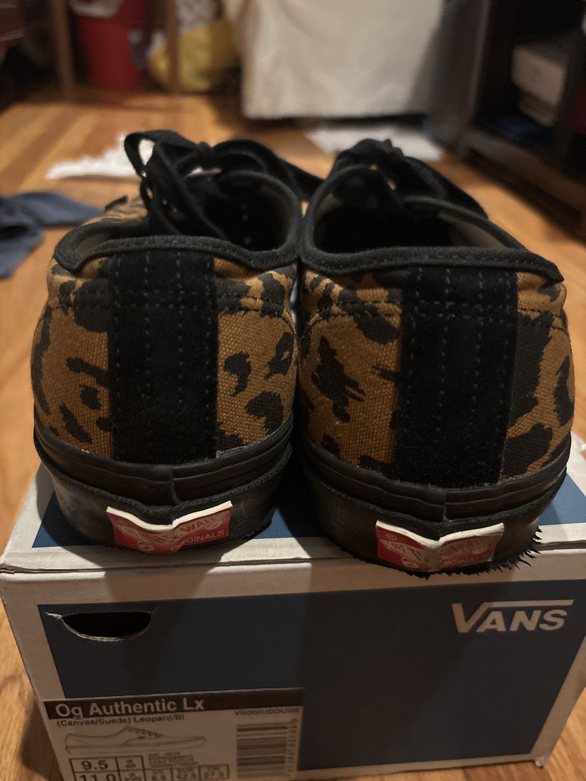 Vans Vans og authentic lx leopard black size 9.5 Size US 9.5 / EU 42-43 - 2 Thumbnail