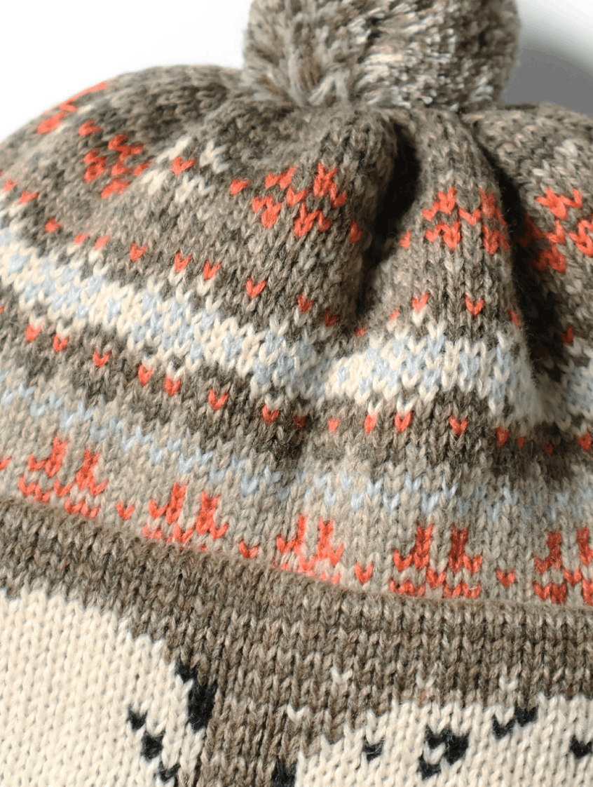 Kapital Kountry 5G Wool Polar Bear Knit Cap Size ONE SIZE - 4 Thumbnail
