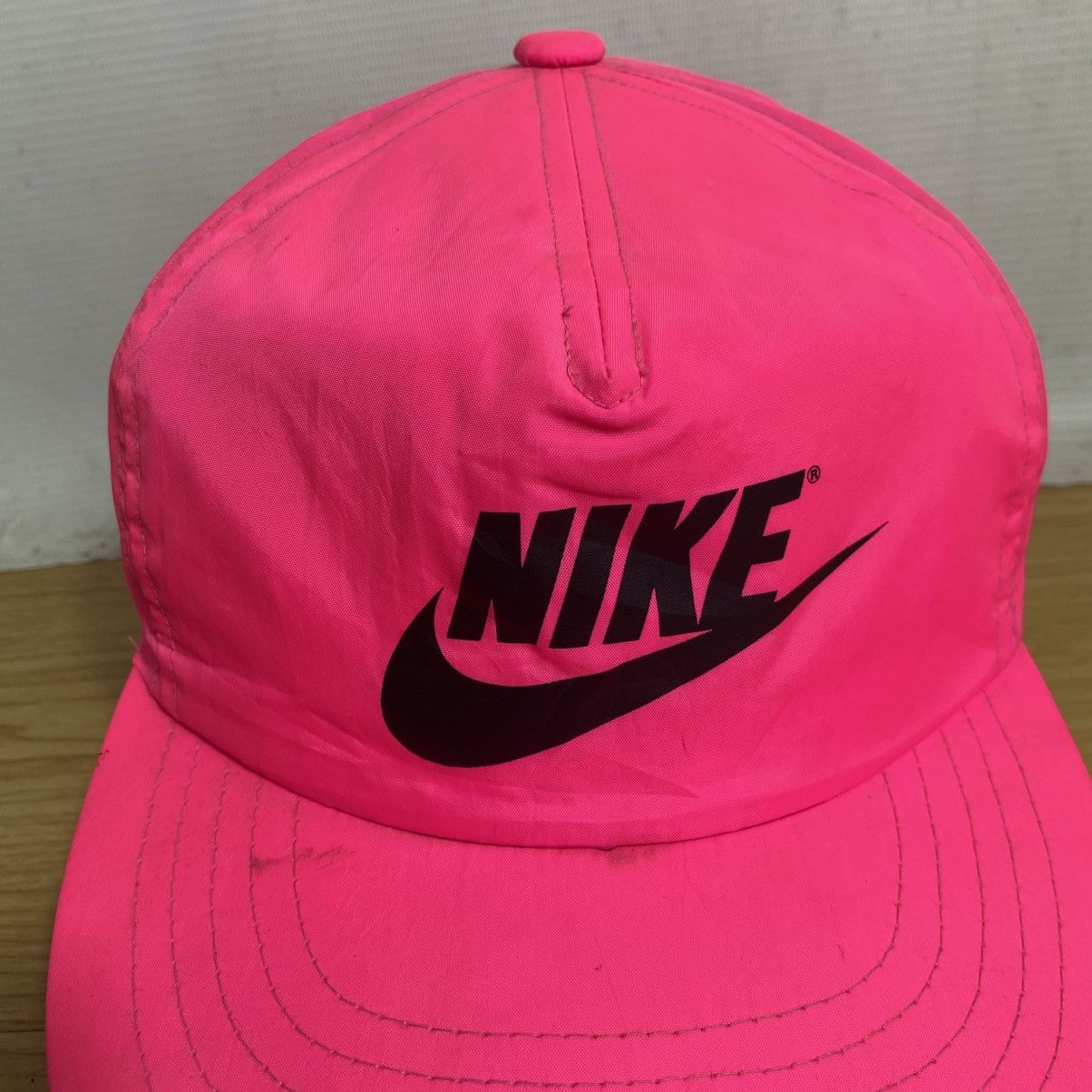 Nike × Vintage Vintage Nike Run Hat Nylon RARE Size ONE SIZE - 2 Thumbnail