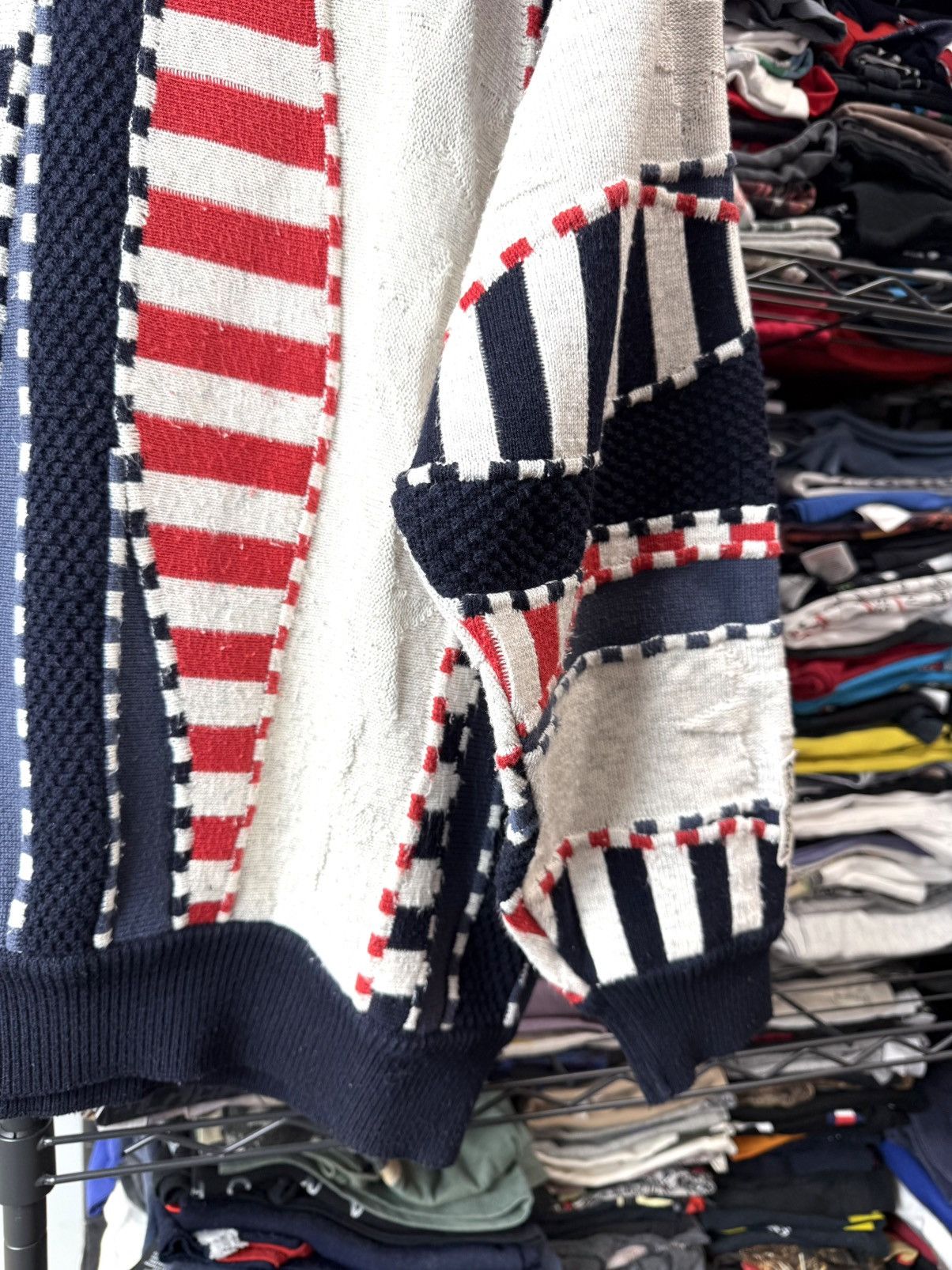 Coogi Rare Vintage Carlo Colucci American Flag Coogi Style Sweater Size US L / EU 52-54 / 3 - 4 Thumbnail
